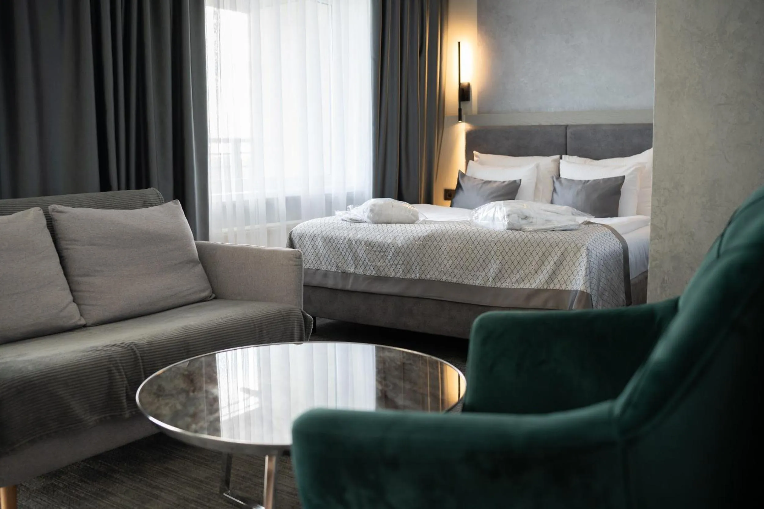 Superior Double Room with Balcony and Park View in Bellevue Park Hotel Riga with FREE Parking