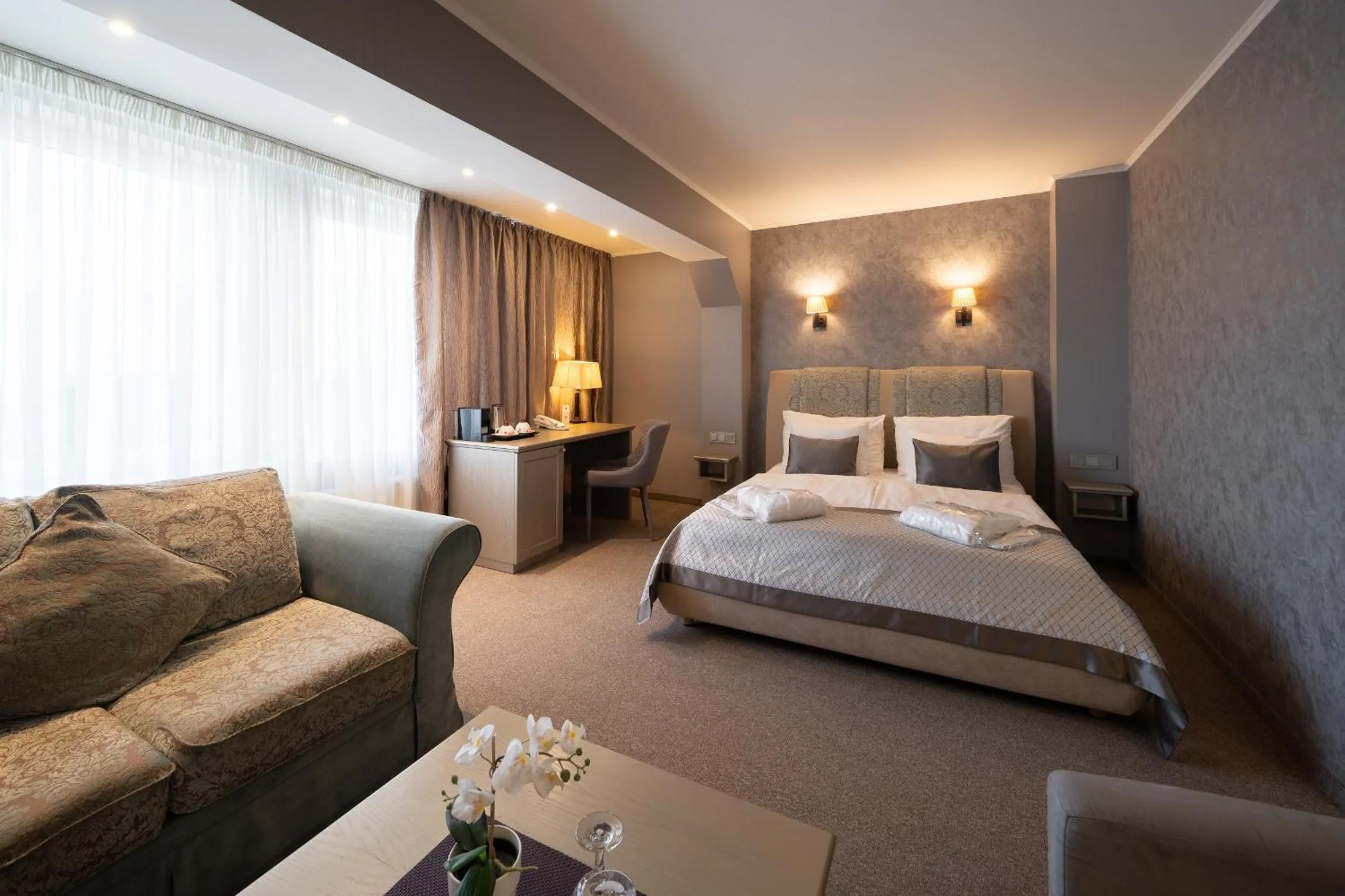 Deluxe Room with Park View in Bellevue Park Hotel Riga with FREE Parking