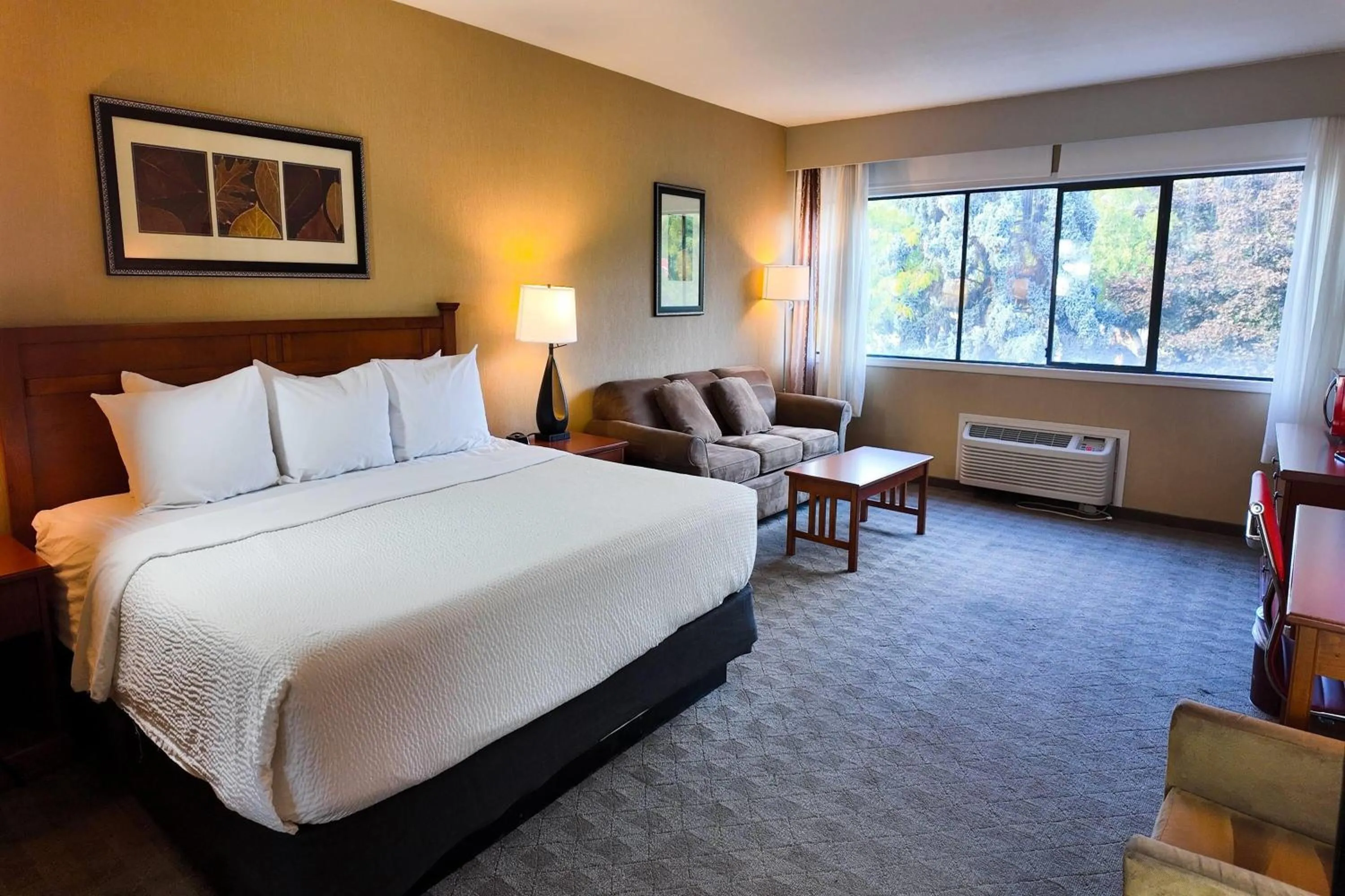 Business King Room - Non-Smoking in Ramada by Wyndham Kelowna Hotel & Conference Center