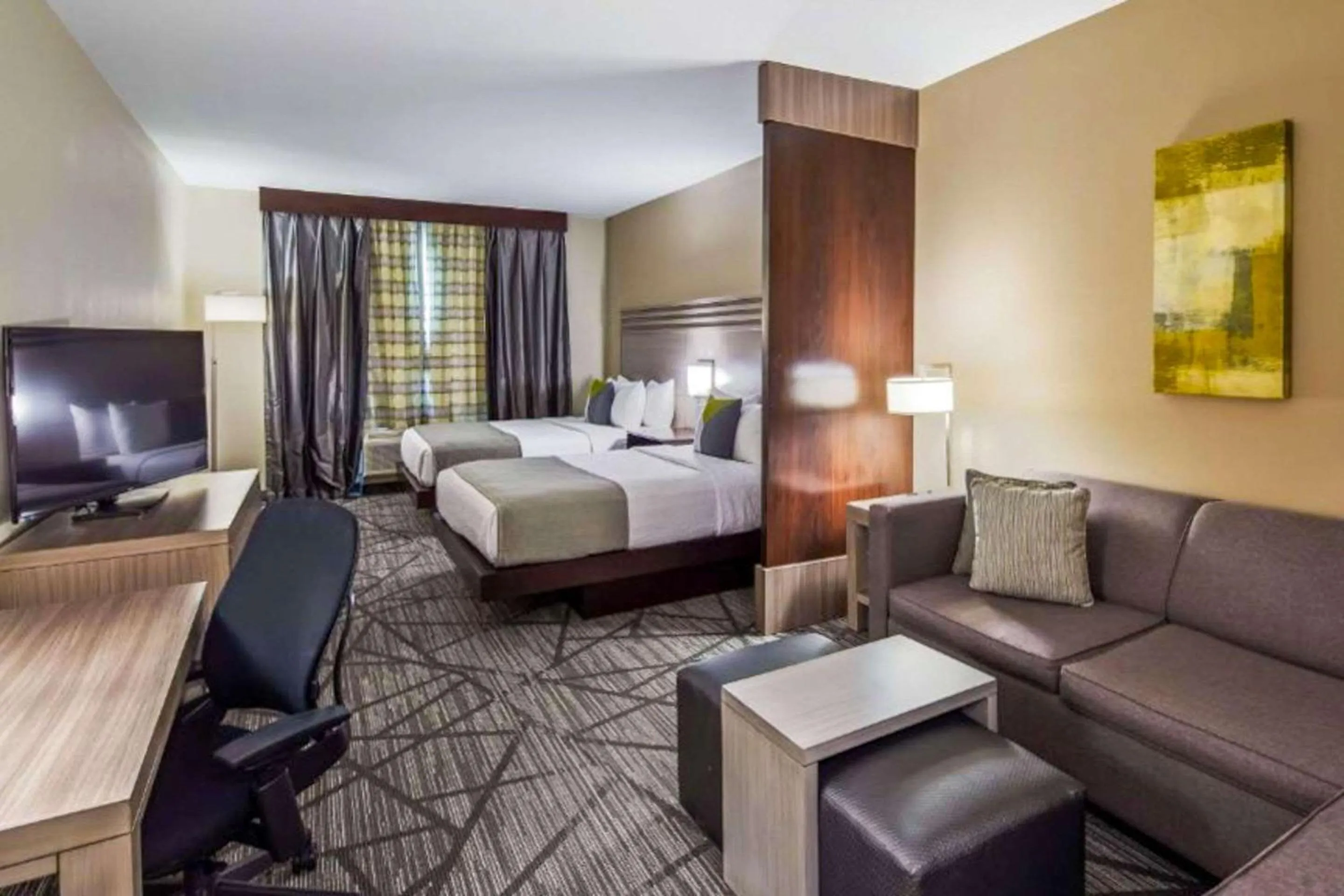 One Room Suite with Two Queen Beds - Non Smoking in Comfort Inn & Suites Houston I-45 North - IAH