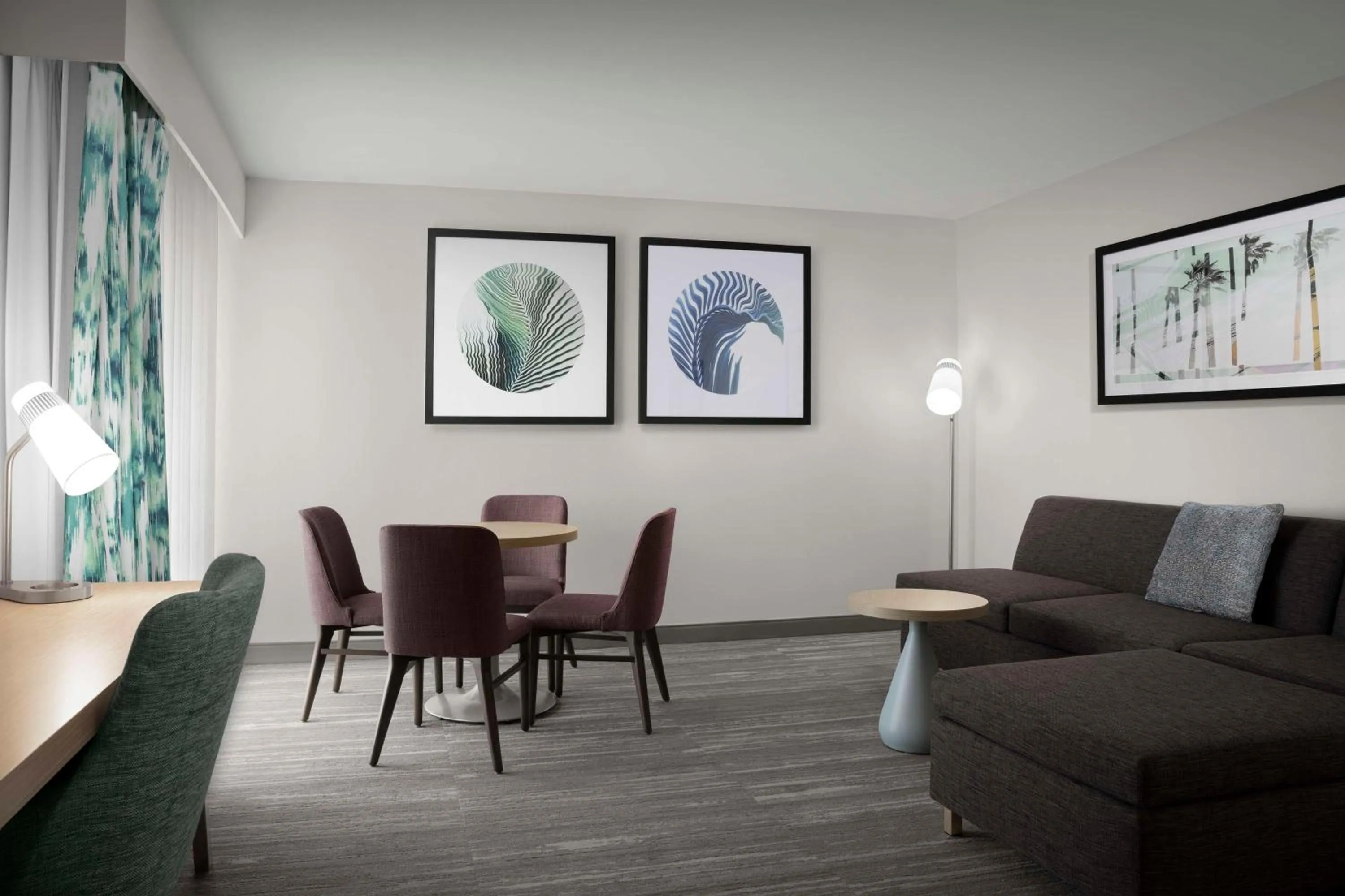 Junior Suite with Two Queen Beds in Hilton Garden Inn Jacksonville Downtown Southbank