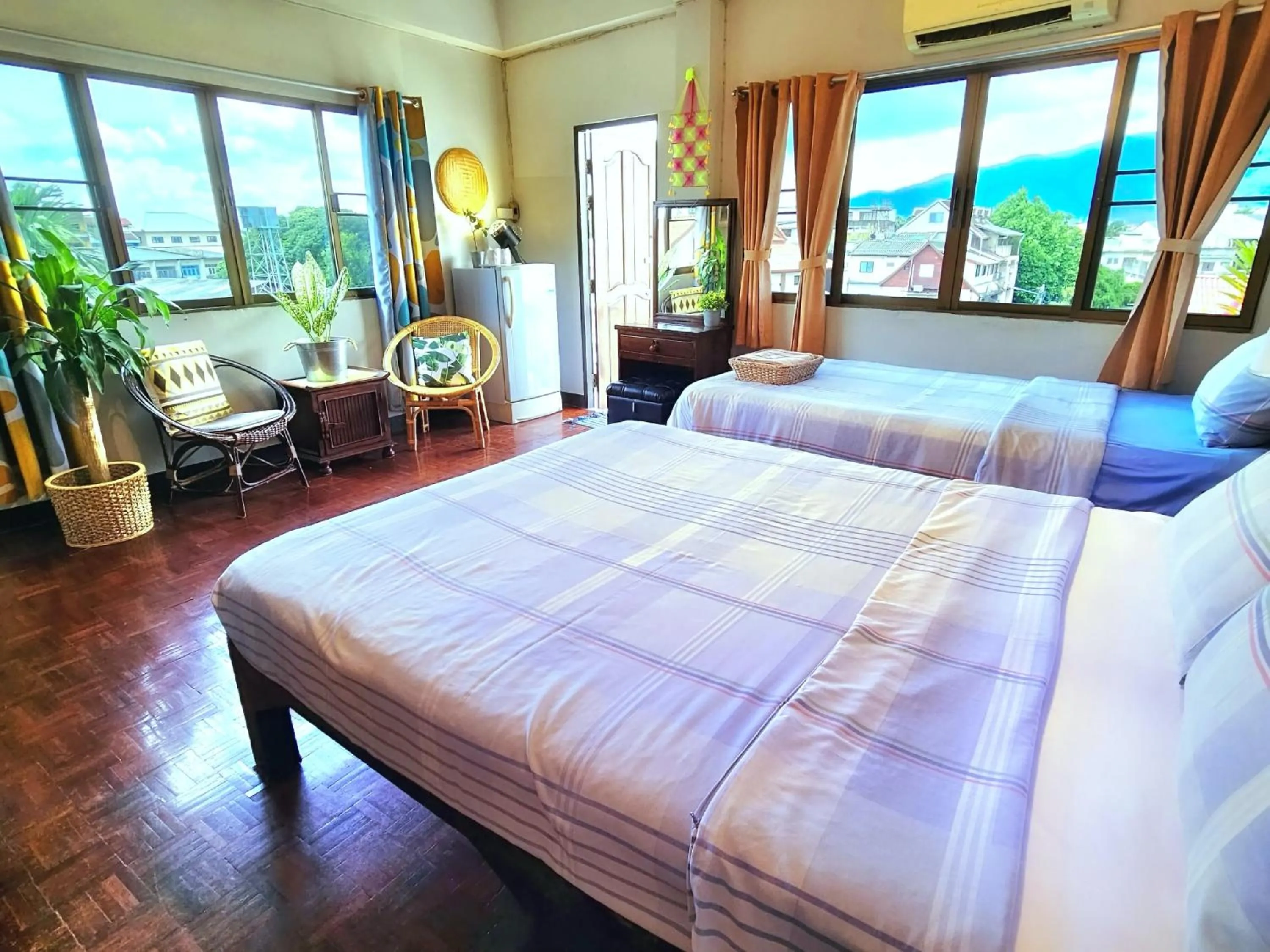 Standard Twin Room in Bed and Terrace Guesthouse Chiang Mai