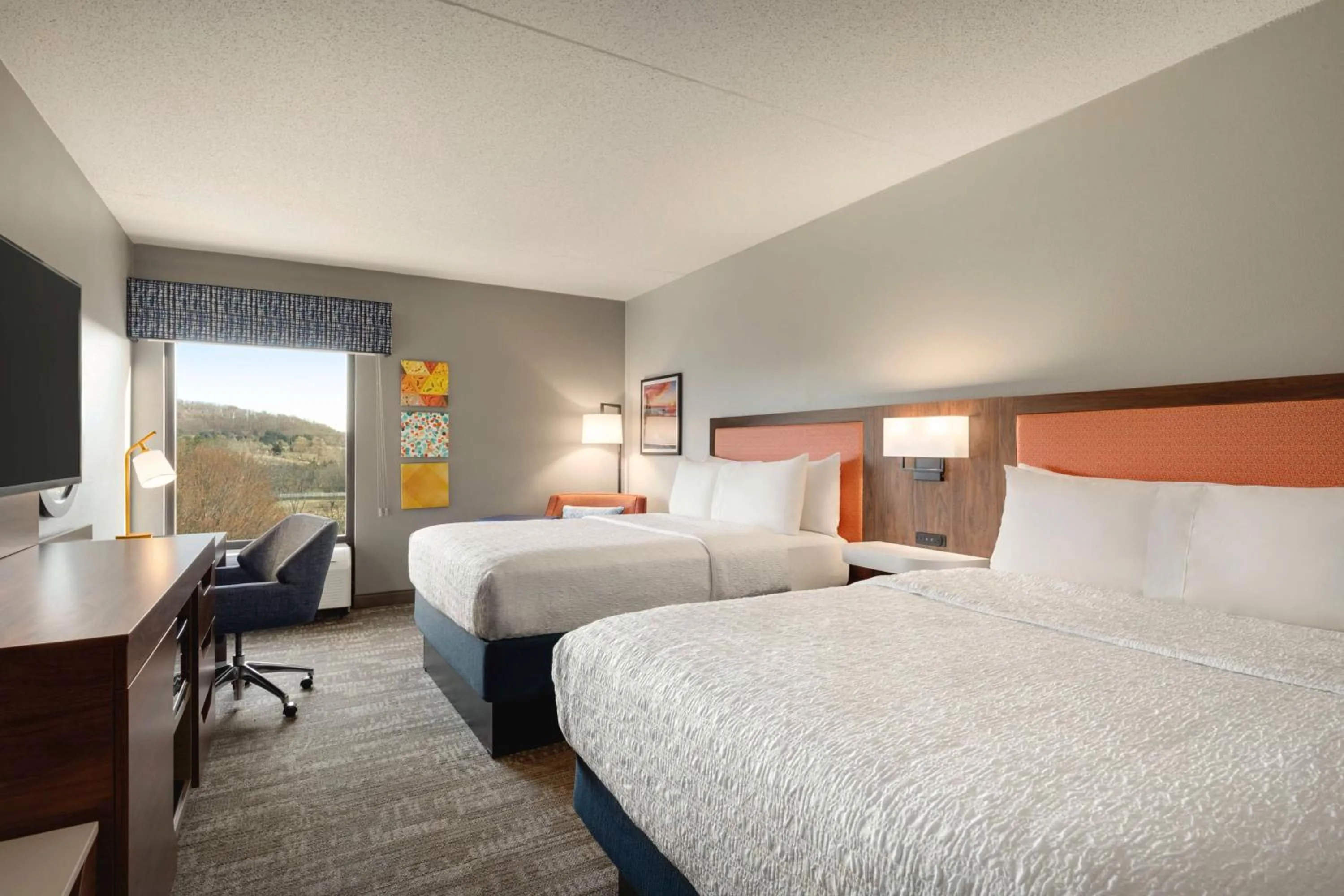 Room with Two Queen Beds - Non-Smoking in Hampton Inn Waynesboro/Stuarts Draft