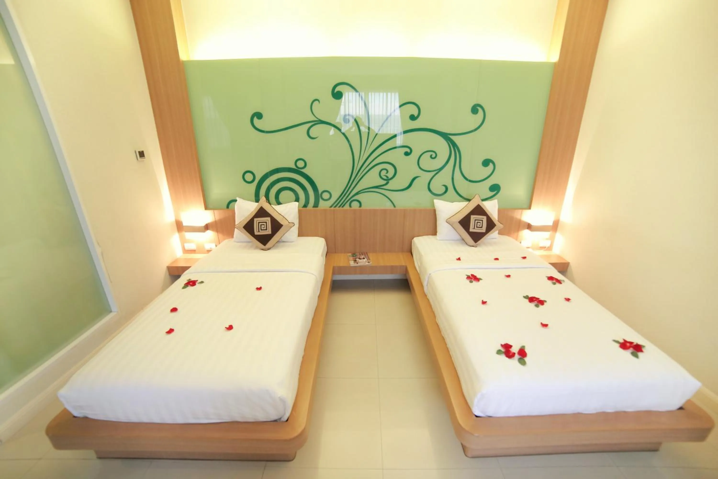 Deluxe Twin Room with Window in Lanexang Princess Hotel