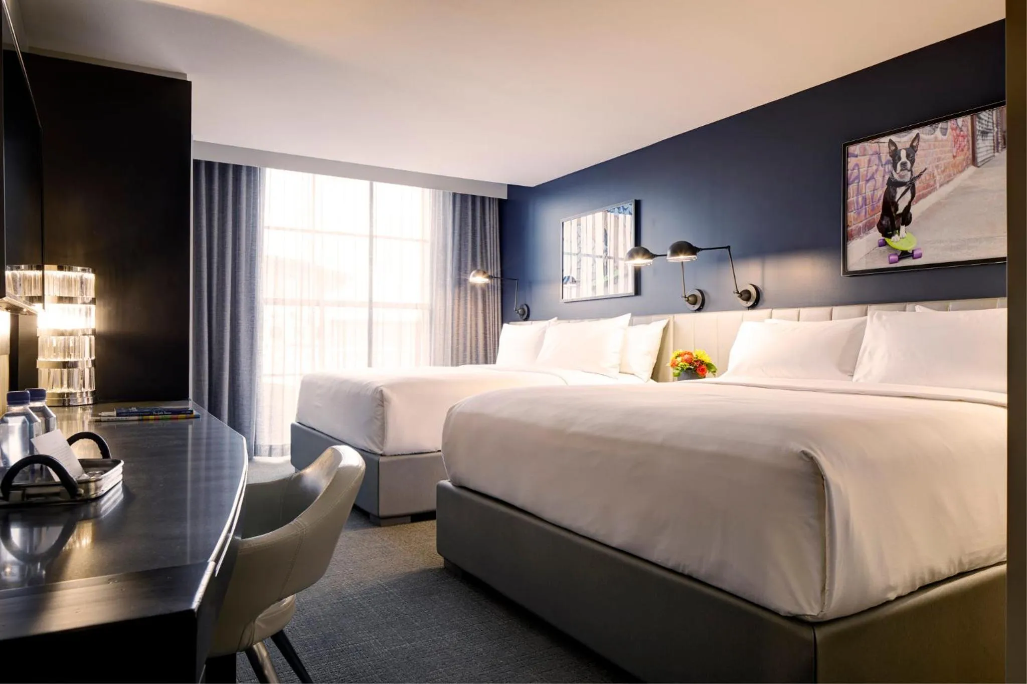 Double King Mobility-Accessible Guest Room With Tub in Archer Hotel Boston/Burlington