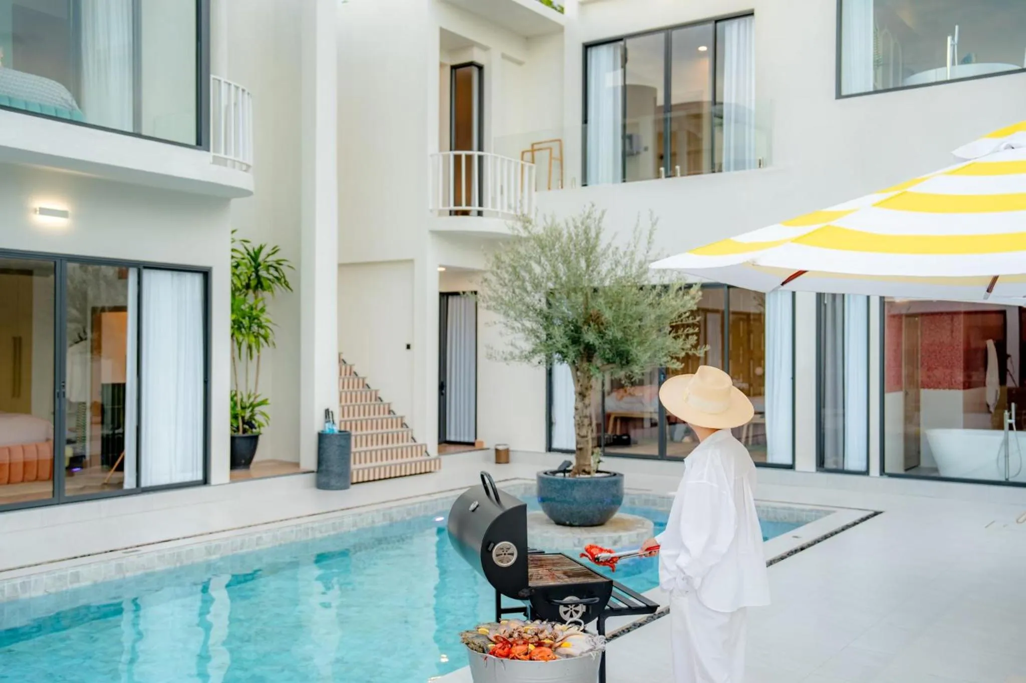 Villa with Private Pool in Maldives Beach Resort