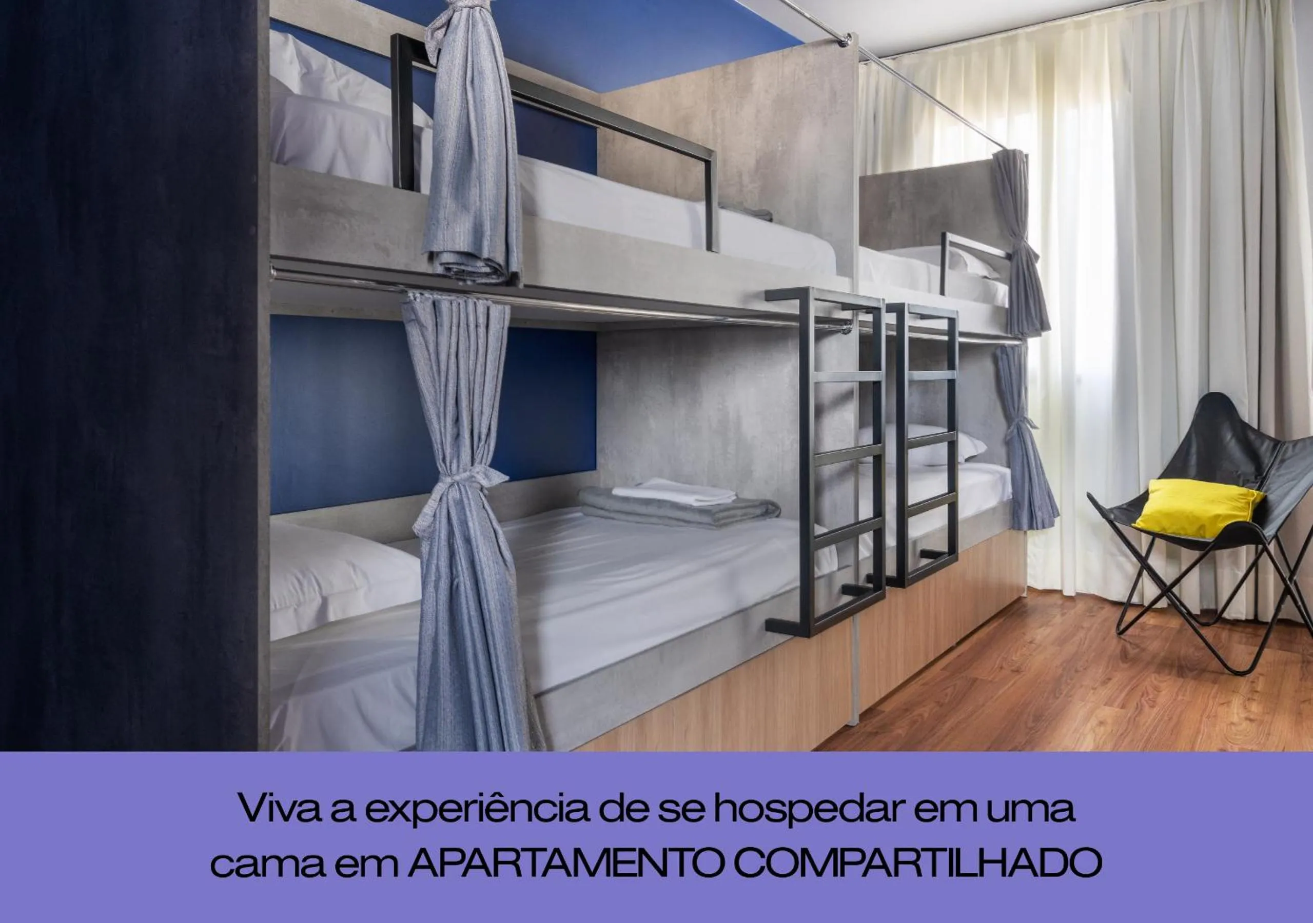 Bunk Bed in Female Dormitory Room   in Swan Generation Porto Alegre