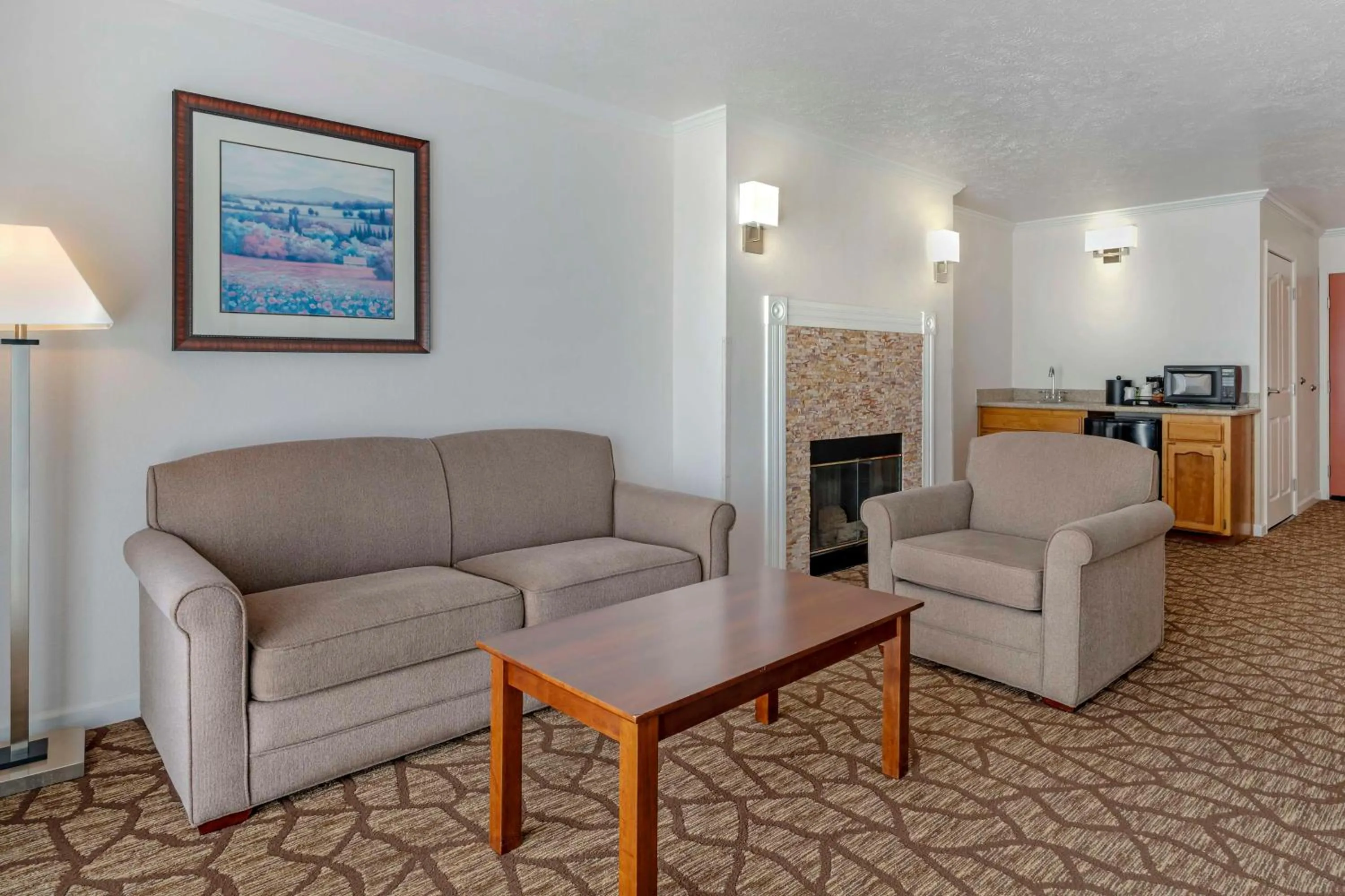 Large King Room with Living Area and Balcony - Non-Smoking in Best Western Salinas Monterey