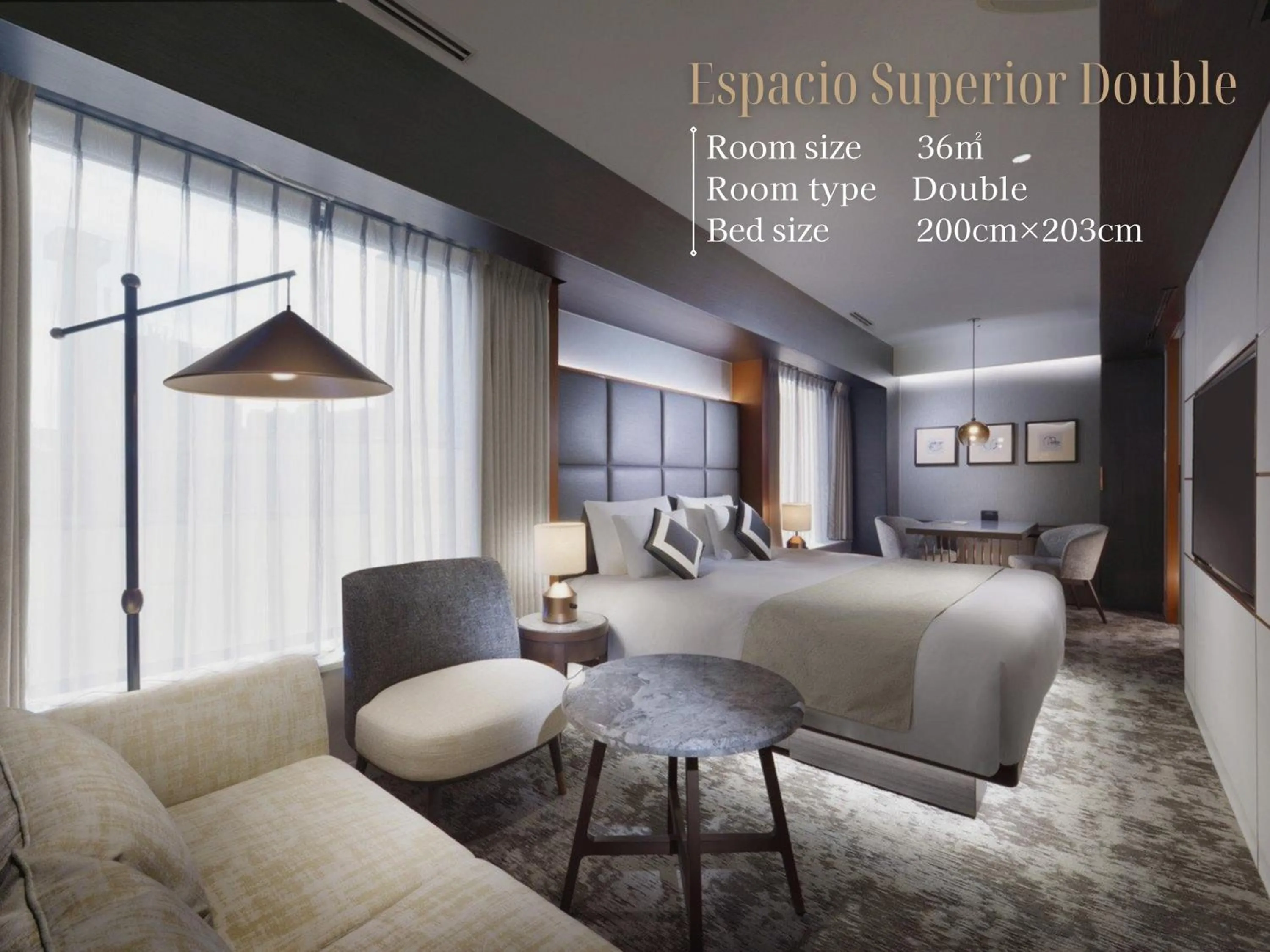 Espacio King Room 36sqm with free access to Espacio Lounge - single occupancy - Non-Smoking in Nagoya Kanko Hotel