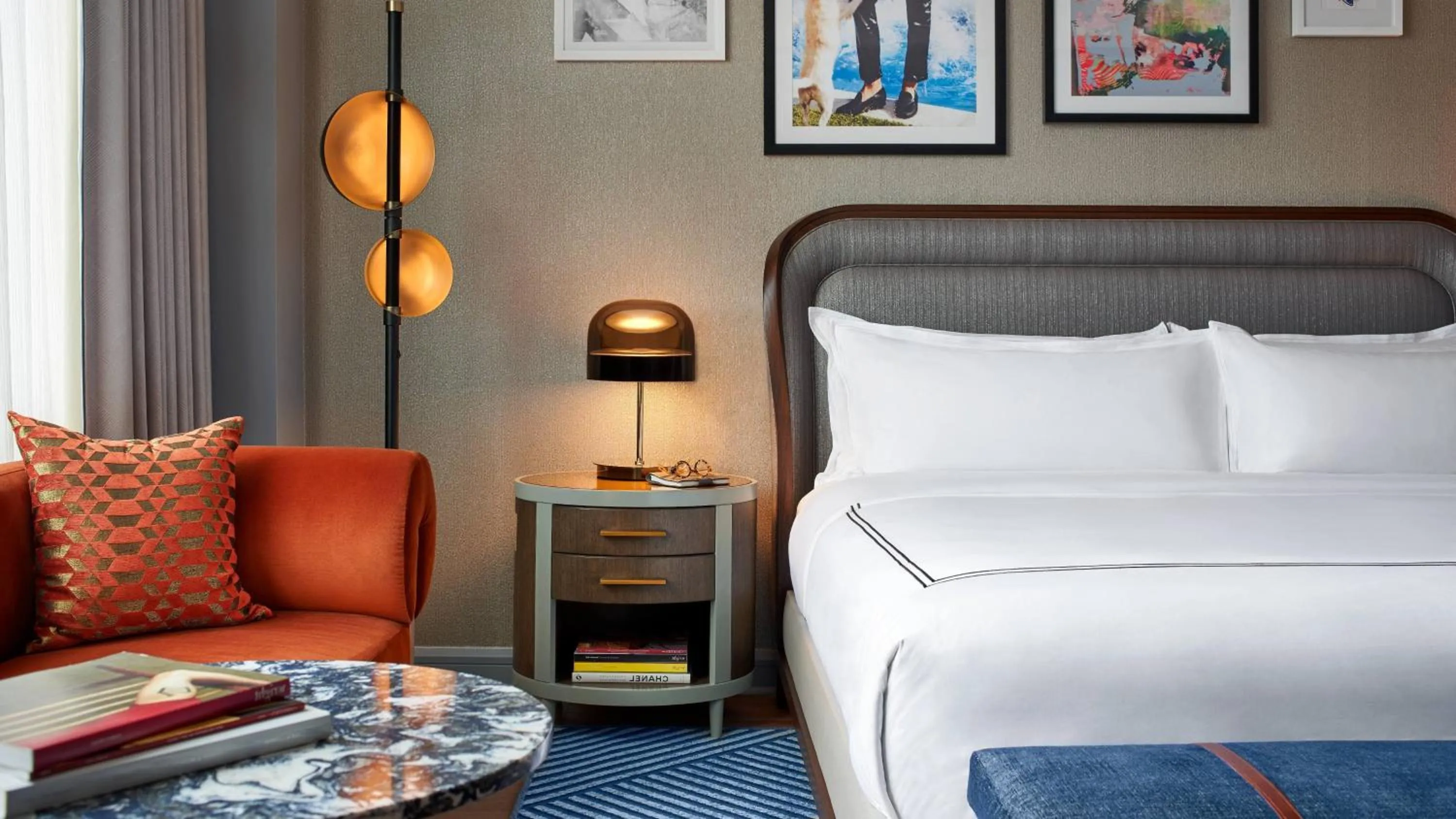 Large Guest Room with Two Double Beds in The Opus Westchester, Autograph Collection