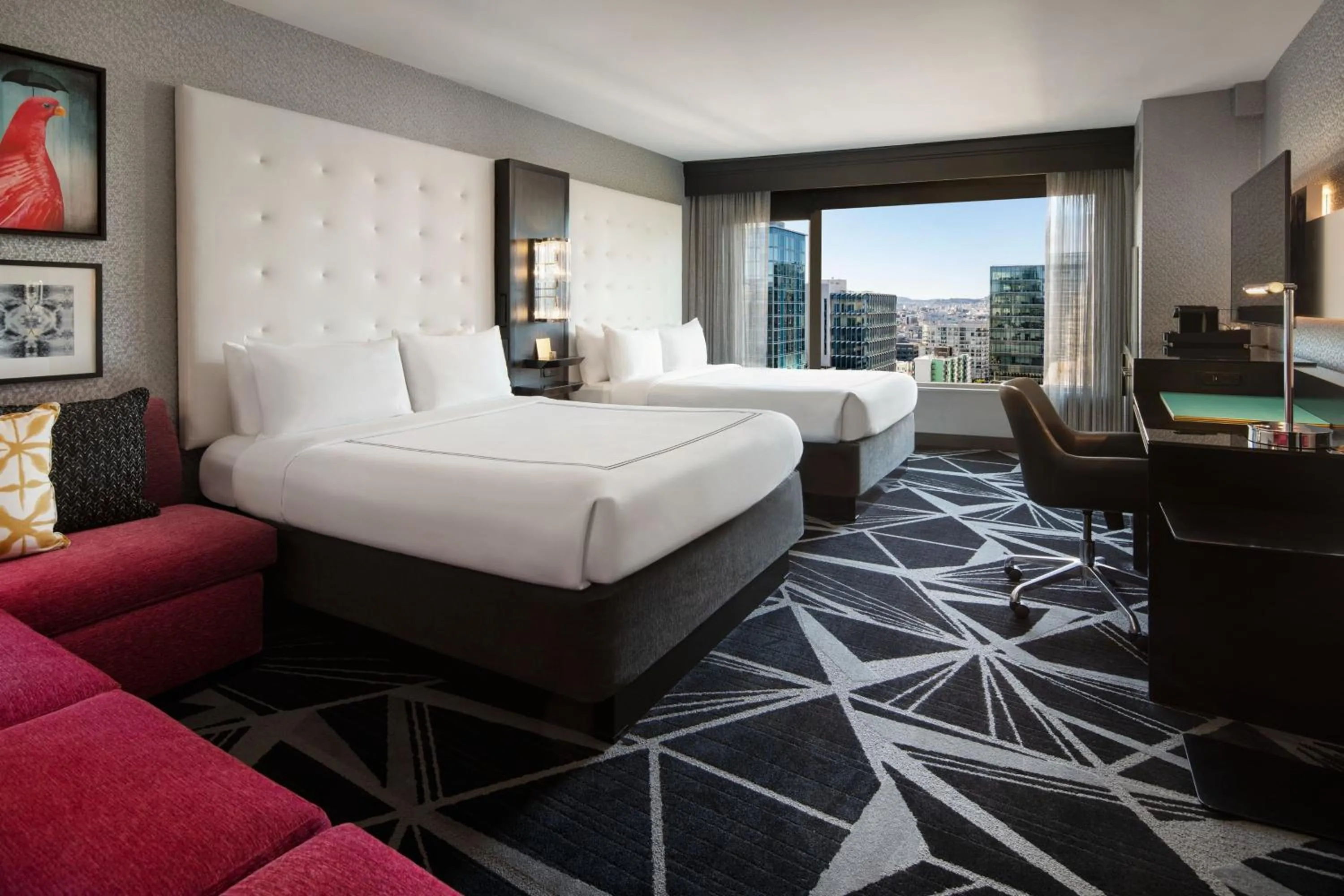 Guest room with 2 queen beds and city view - High Floor in The Clancy, Autograph Collection