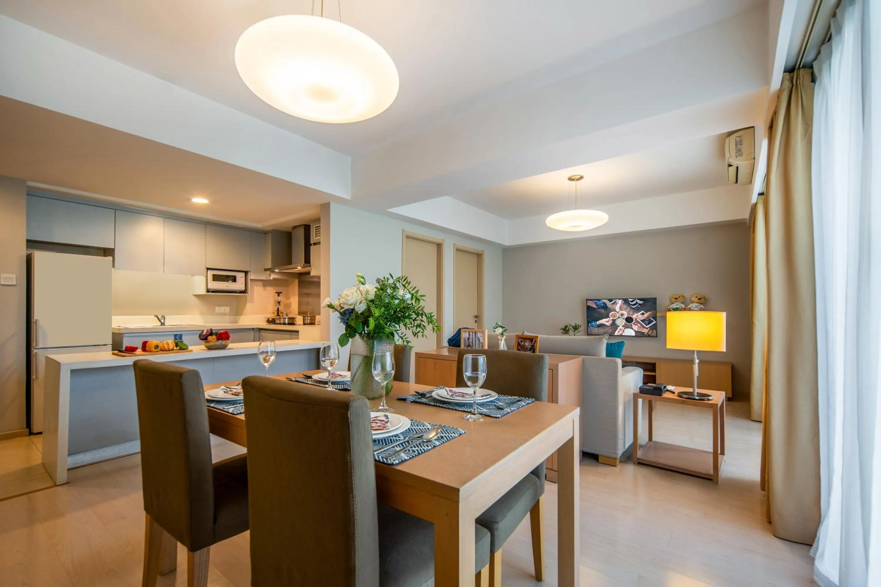 Two-Bedroom Apartment in Citadines Zhuankou Wuhan