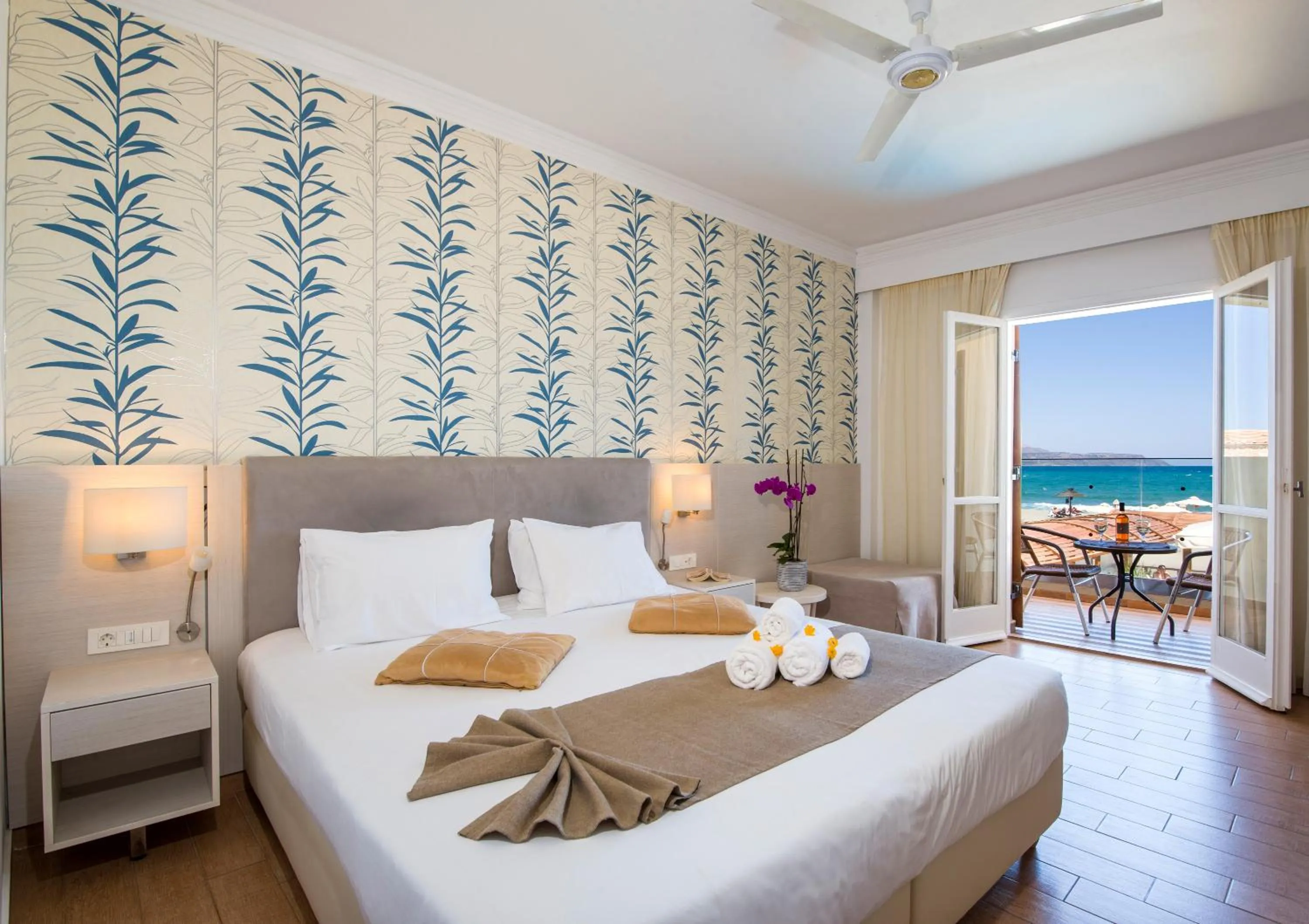 Double Room with Sea View in Kalyves Beach Hotel