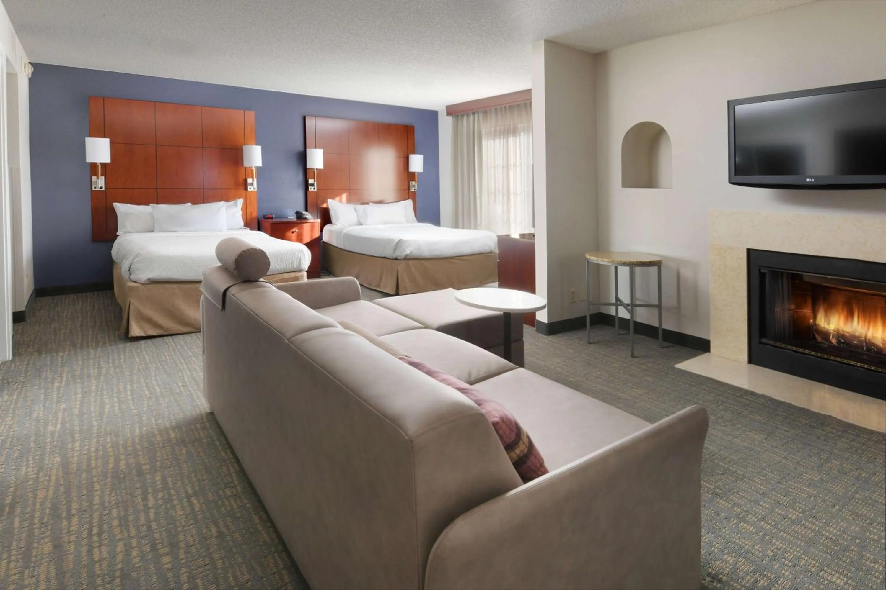 Hearing Accessible Studio Suite Two Doubles in Sonesta ES Suites Albuquerque