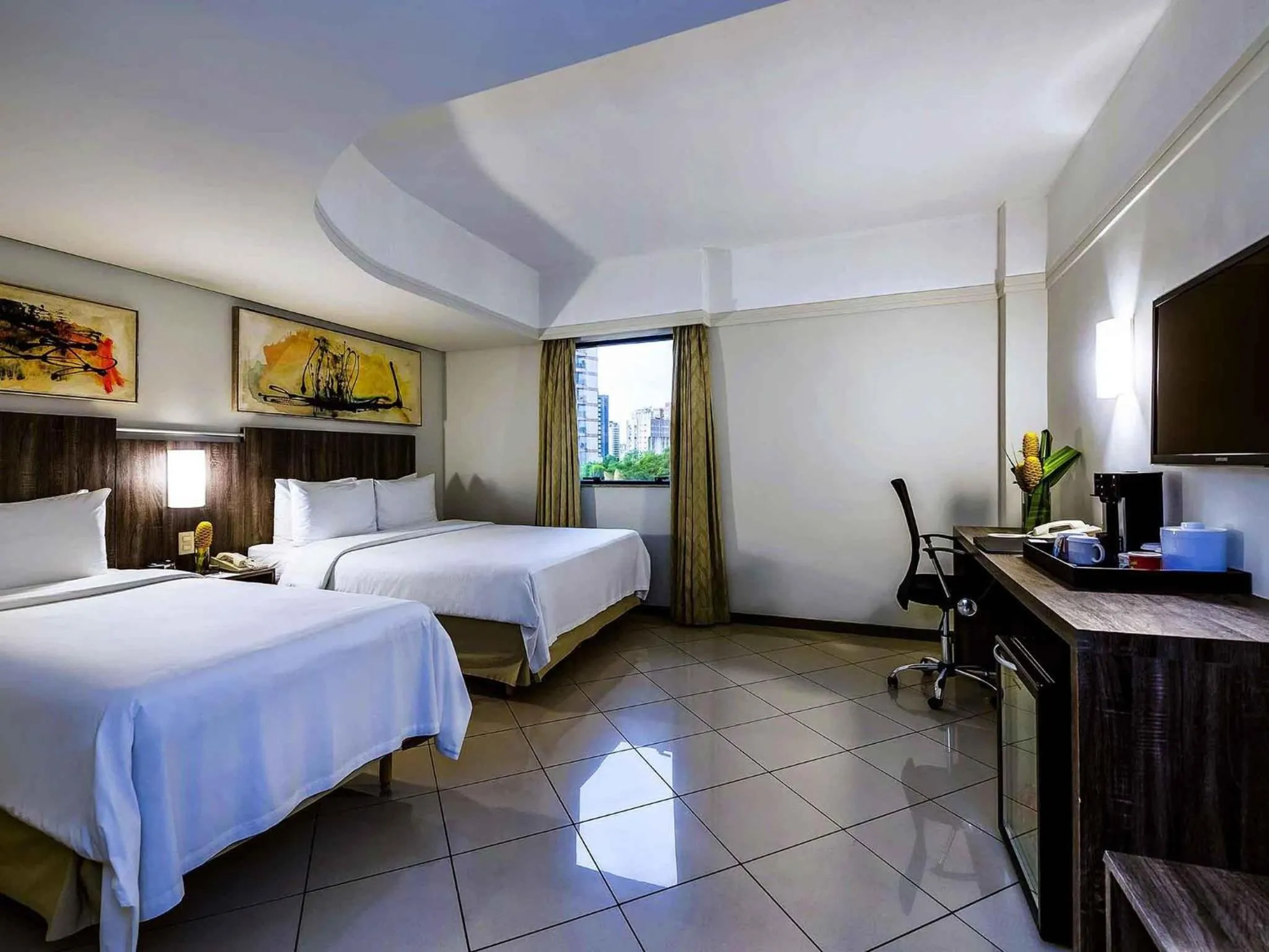 Superior room with two double beds , Executive Floor - single occupancy in Grand Mercure Belem do Para