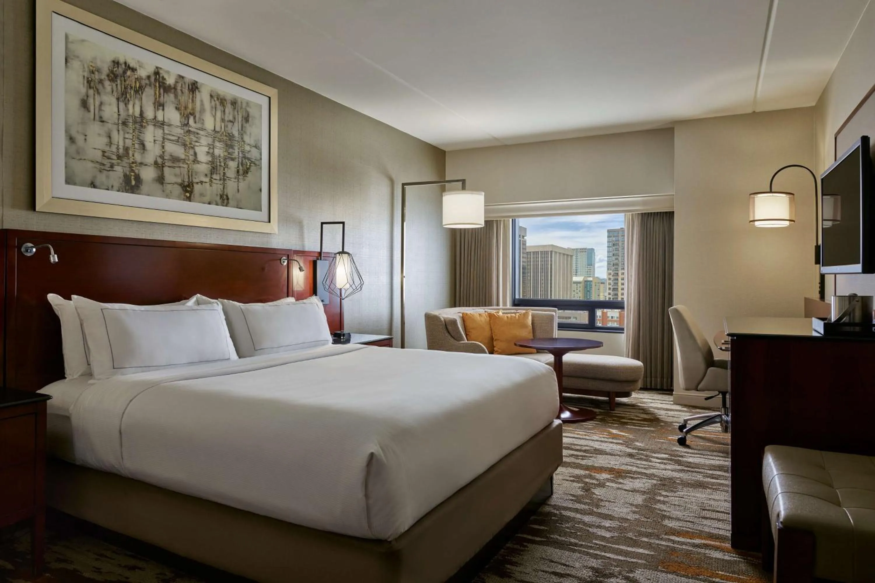 King Guestroom with City View - High Floor in Hilton Denver City Center