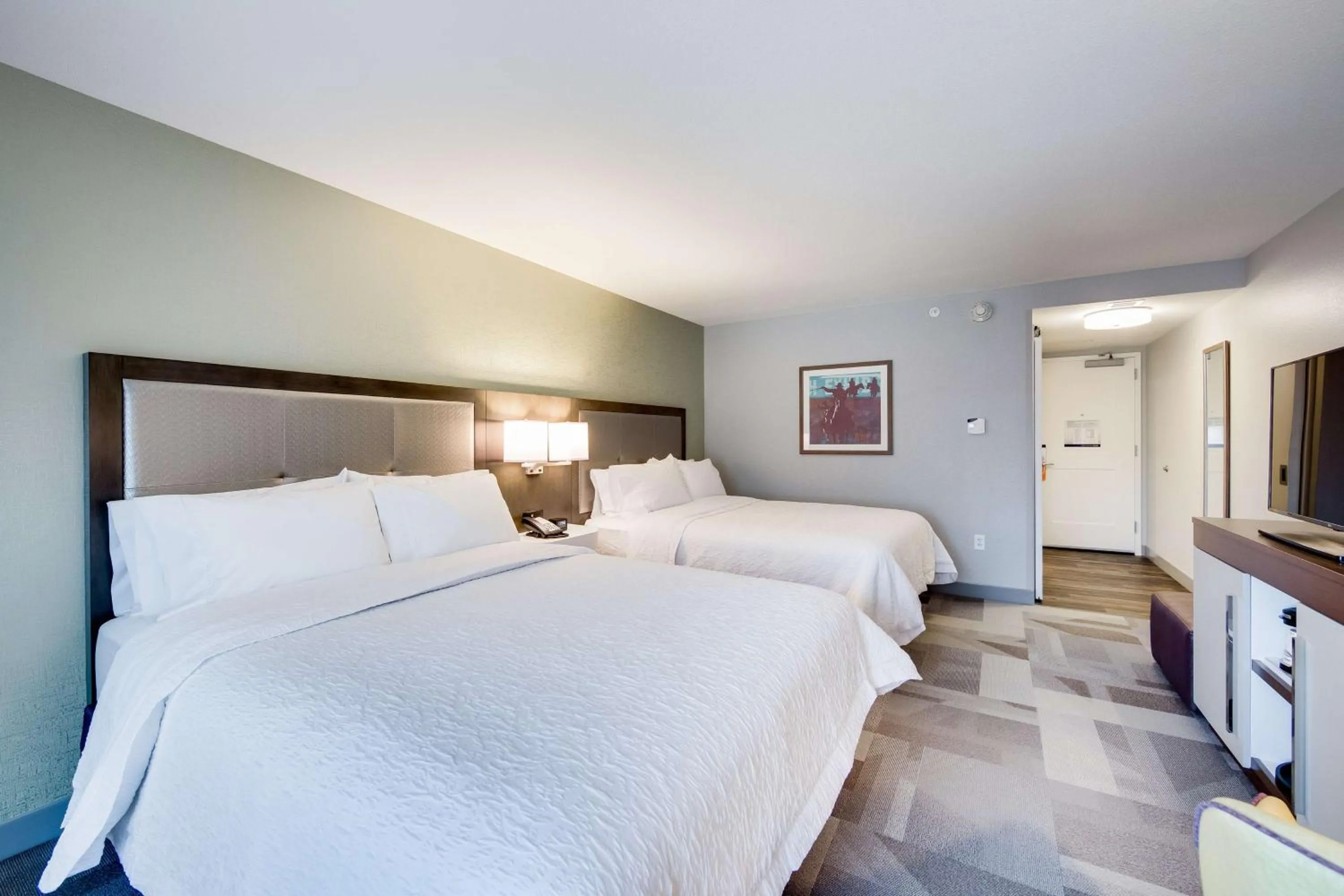 Queen Room with Two Queen Beds - Non-Smoking in Hampton Inn & Suites Fort Worth Downtown