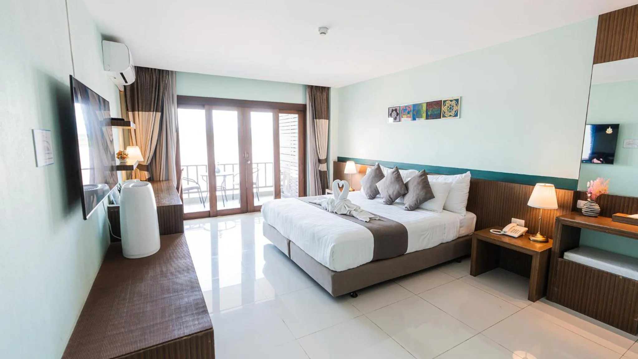 Deluxe Double Room with River View in Siam Triangle Hotel Chiang Sean