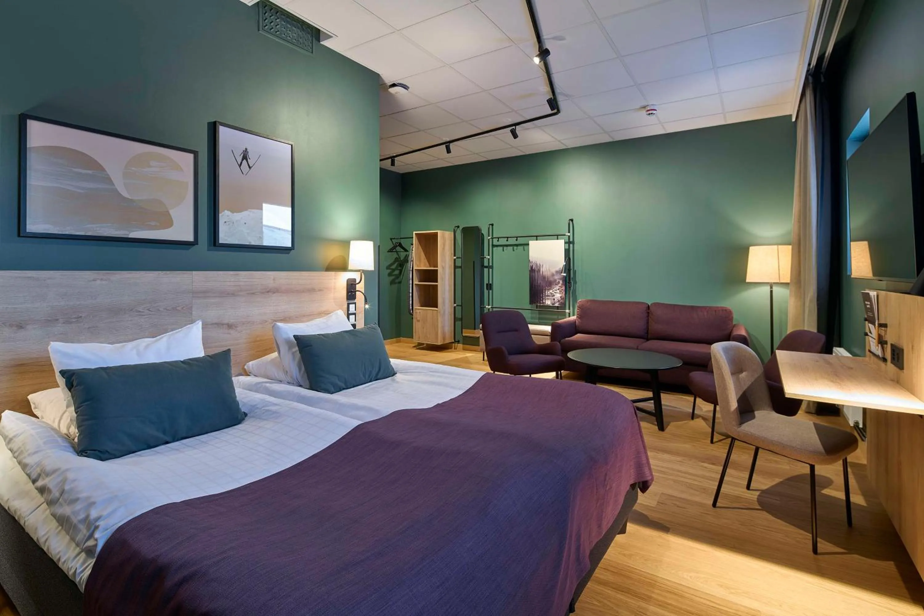 Superior Twin Room in Scandic Lugnet