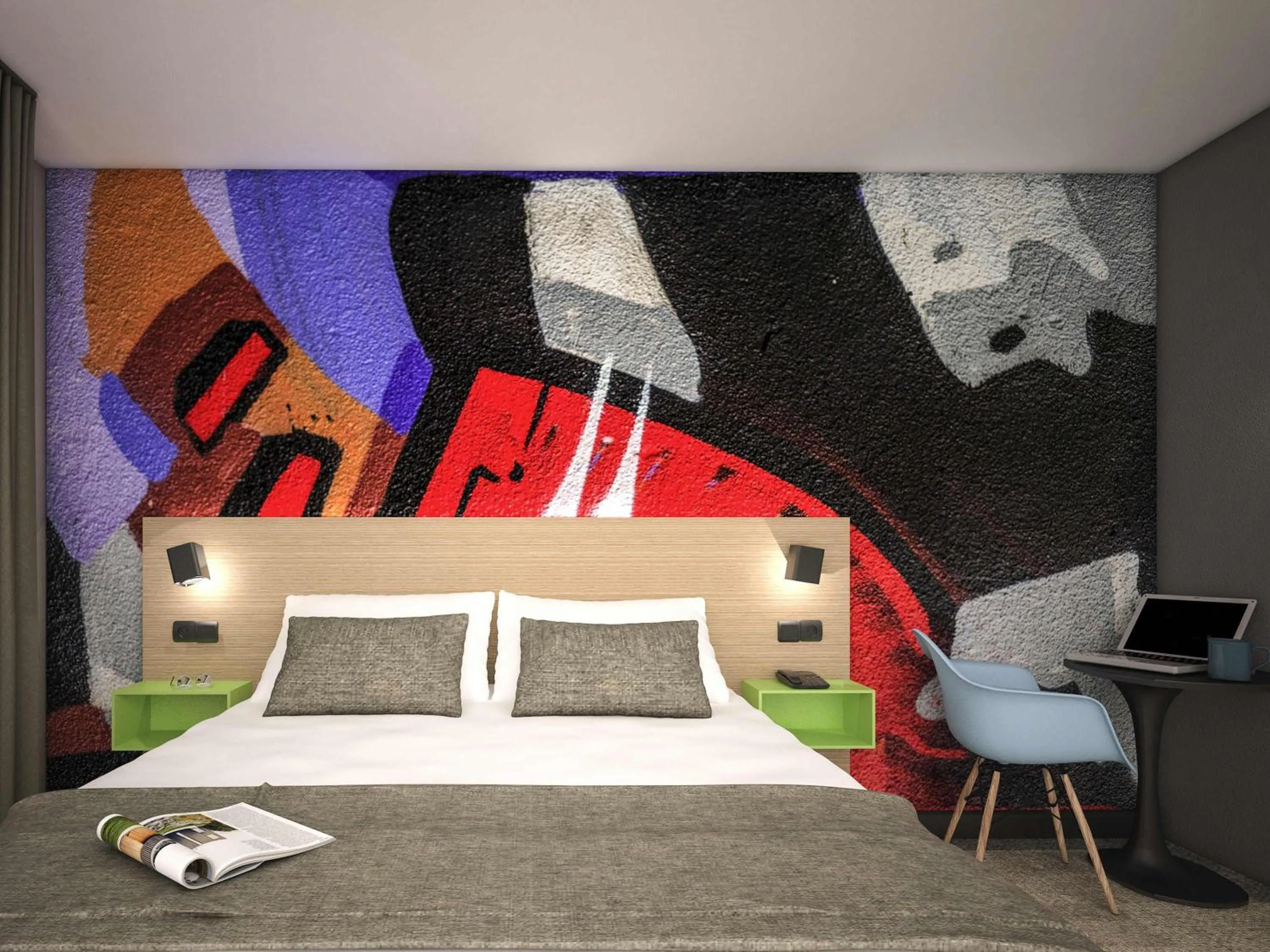 Superior Double Room with View in ibis Styles Clamart Gare Grand Paris