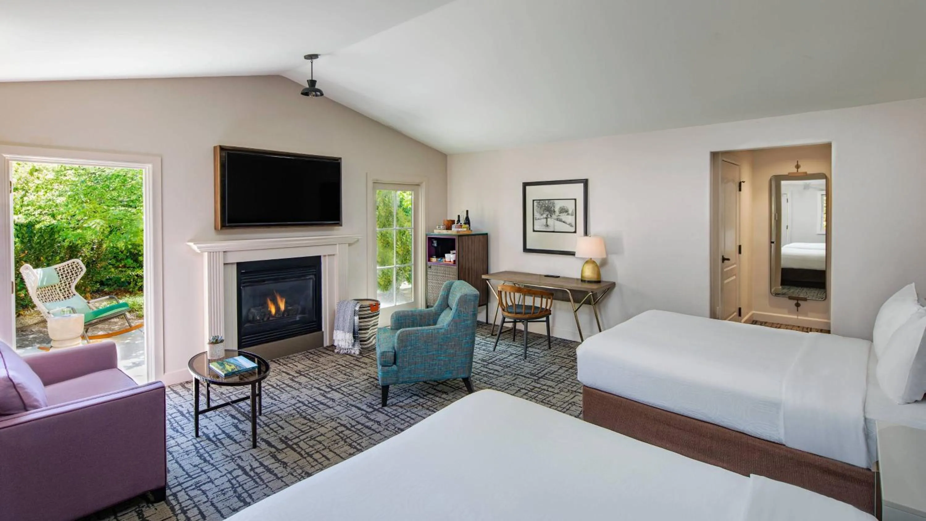 Junior Suite with Two Double Beds and Sofa Bed in The Lodge at Sonoma Resort, Autograph Collection