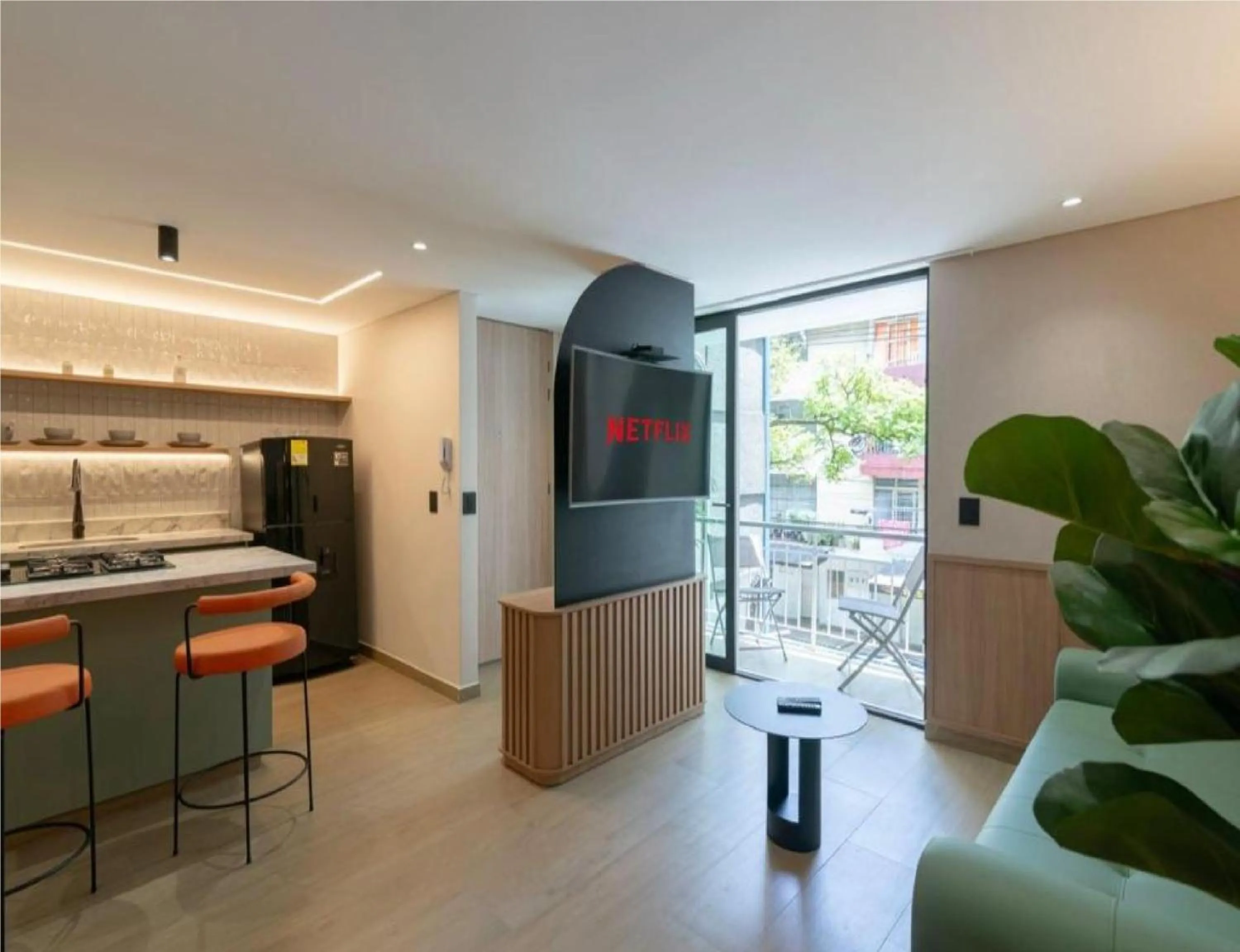 Two-Bedroom Deluxe Apartment with Balcony in Obo Hotel