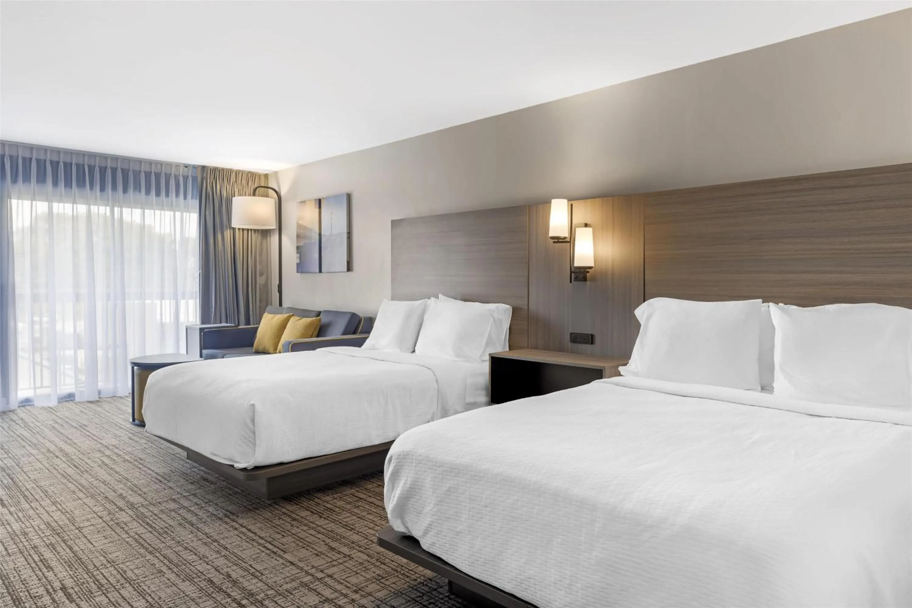 Queen Room with Two Queen Beds and Sofa Bed - Bath Tub/Disability Access in Best Western Plus Elgin - Chicago