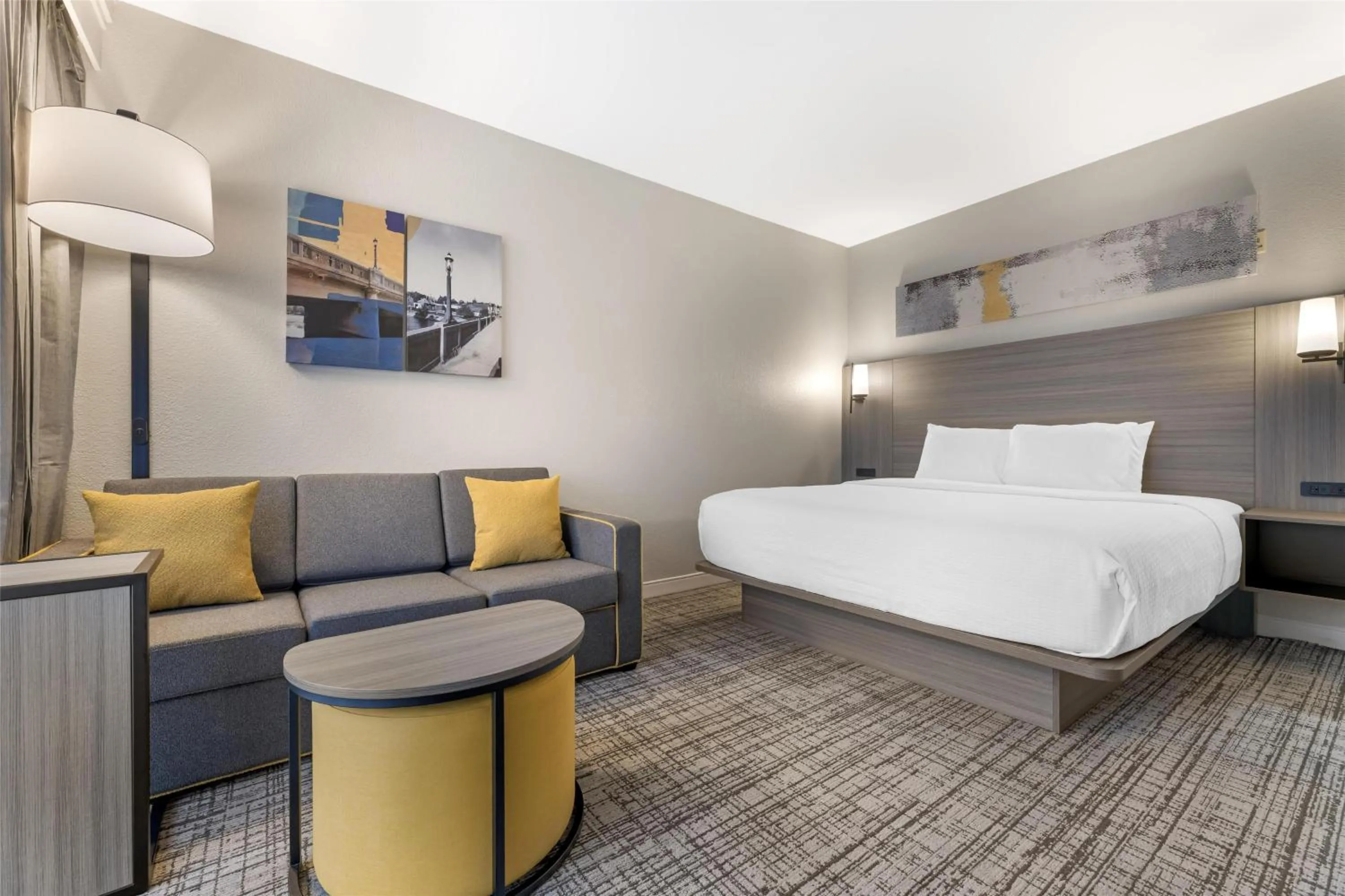 King Room with Sofa Bed and Patio - Non-Smoking in Best Western Plus Elgin - Chicago