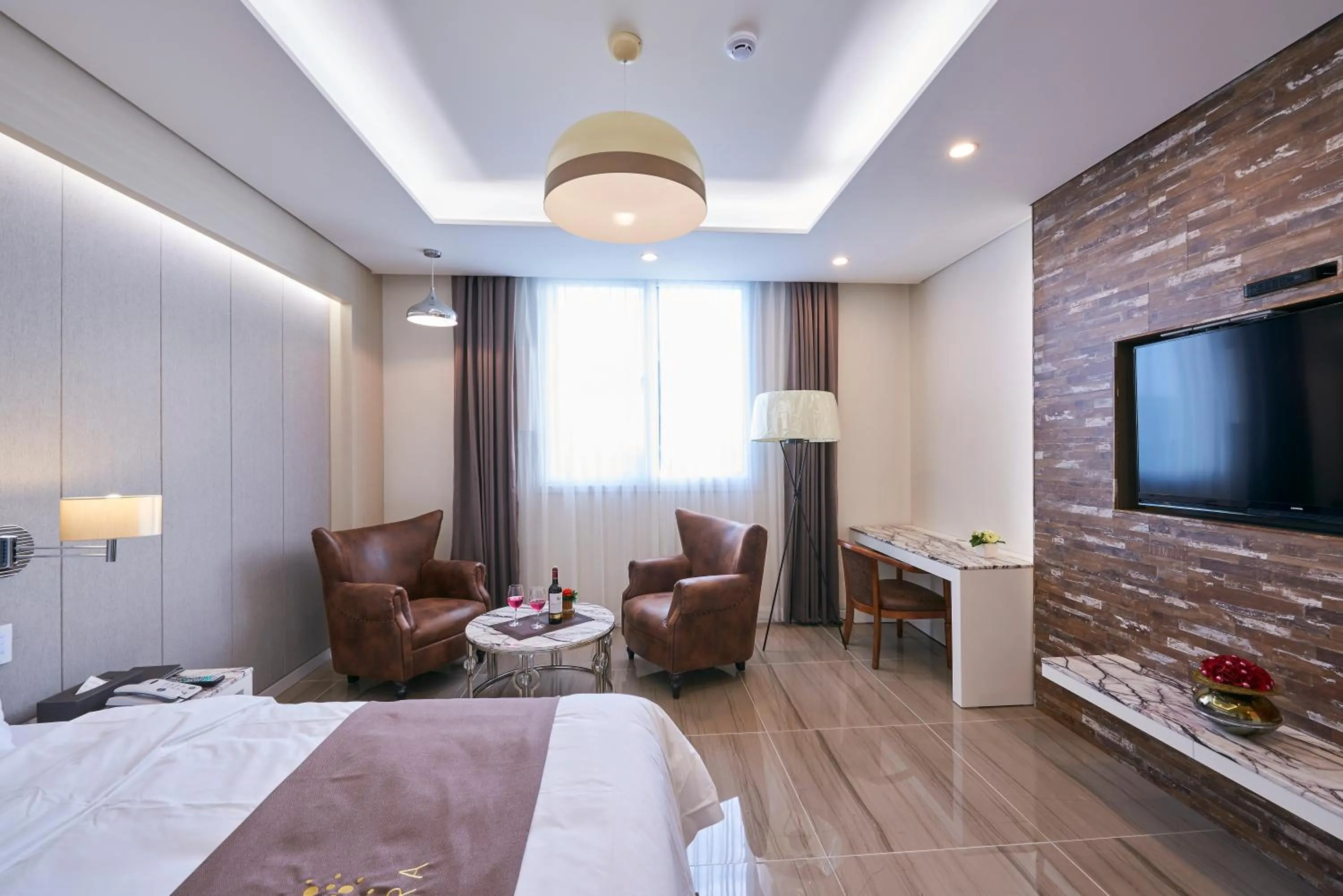 Deluxe Double Room in Gwangju Aura Hotel