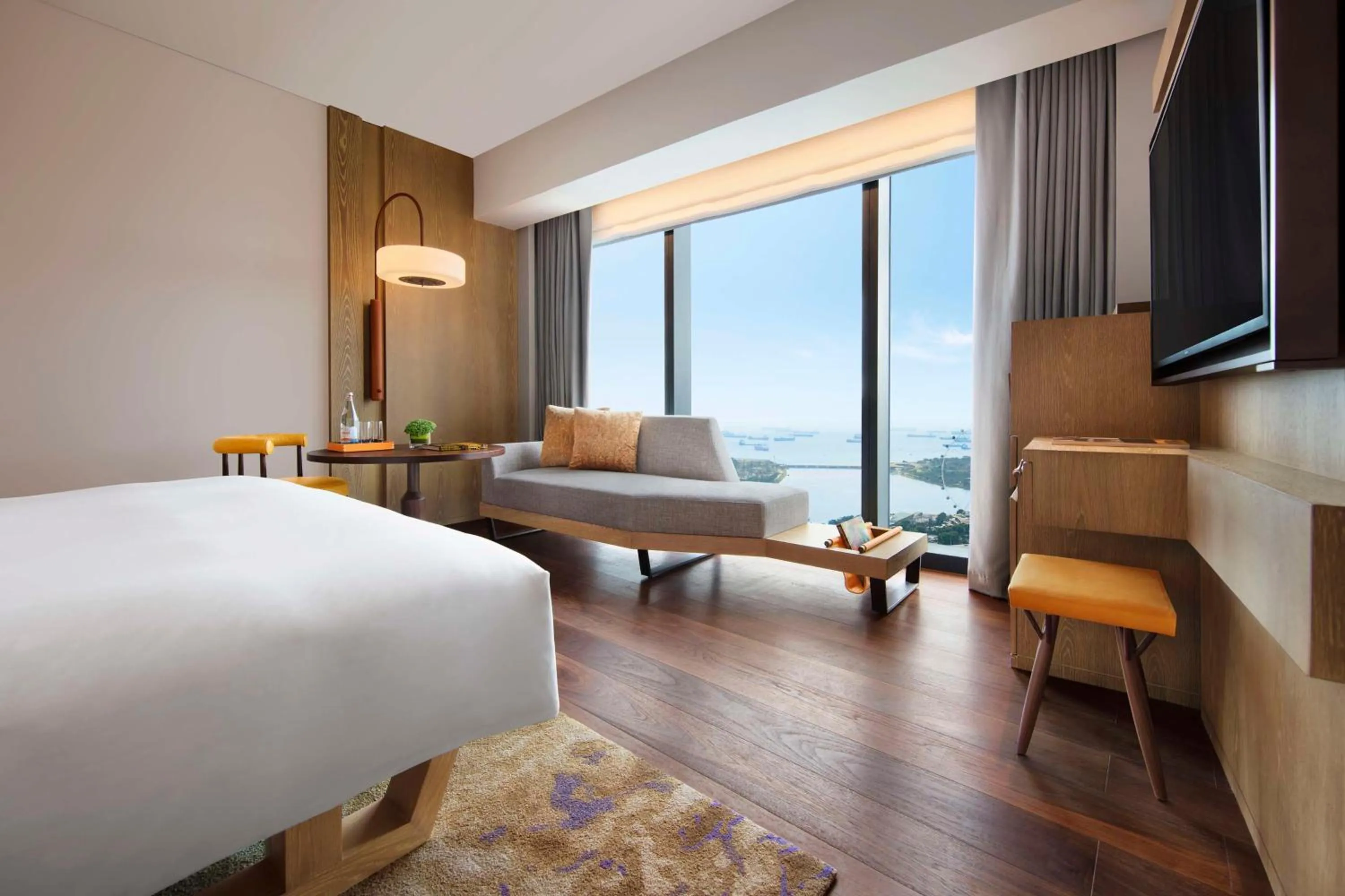Deluxe Twin Room with Sea View in Andaz Singapore, By Hyatt