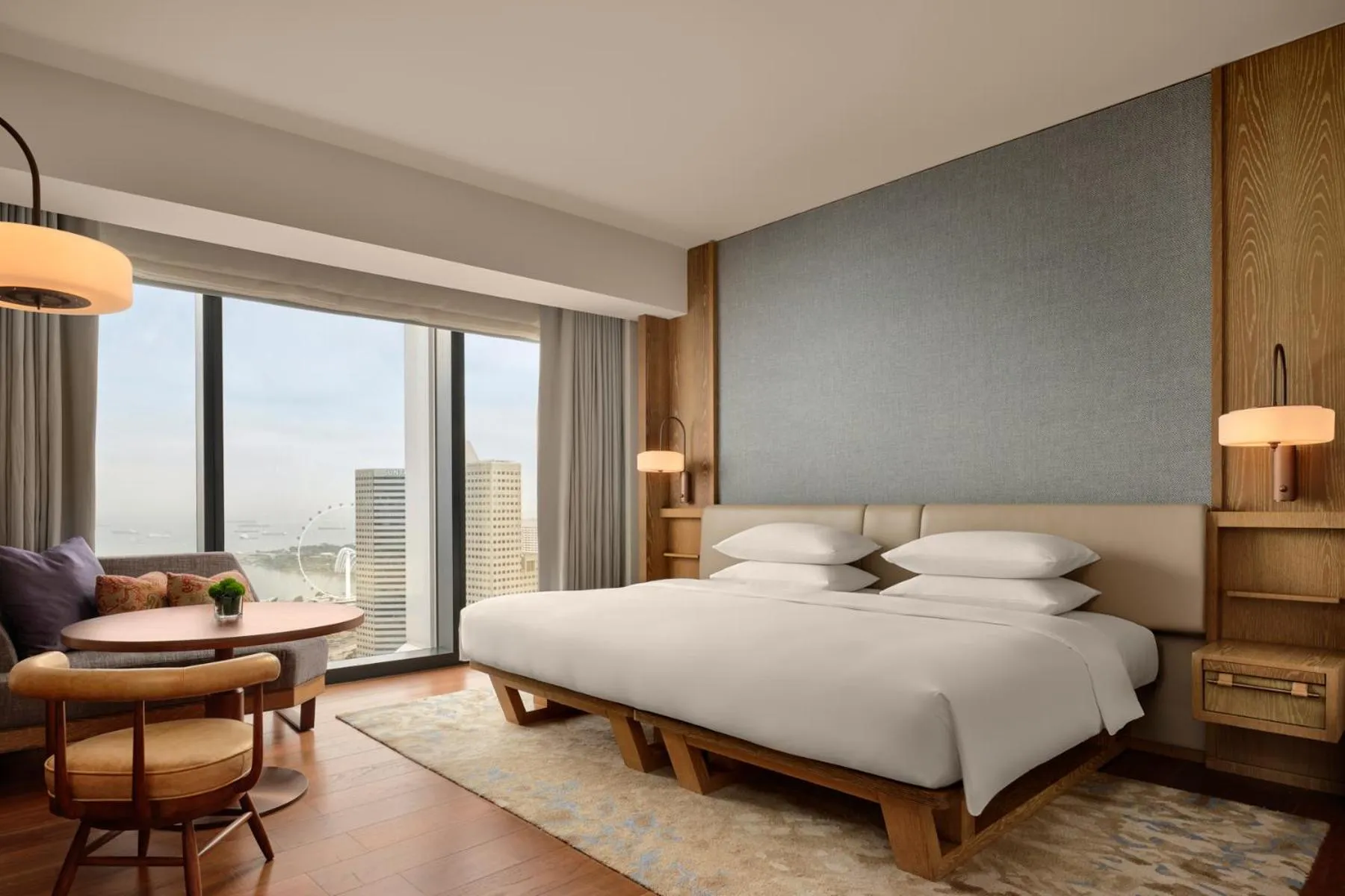 Deluxe King Room with Sofa Bed in Andaz Singapore, By Hyatt