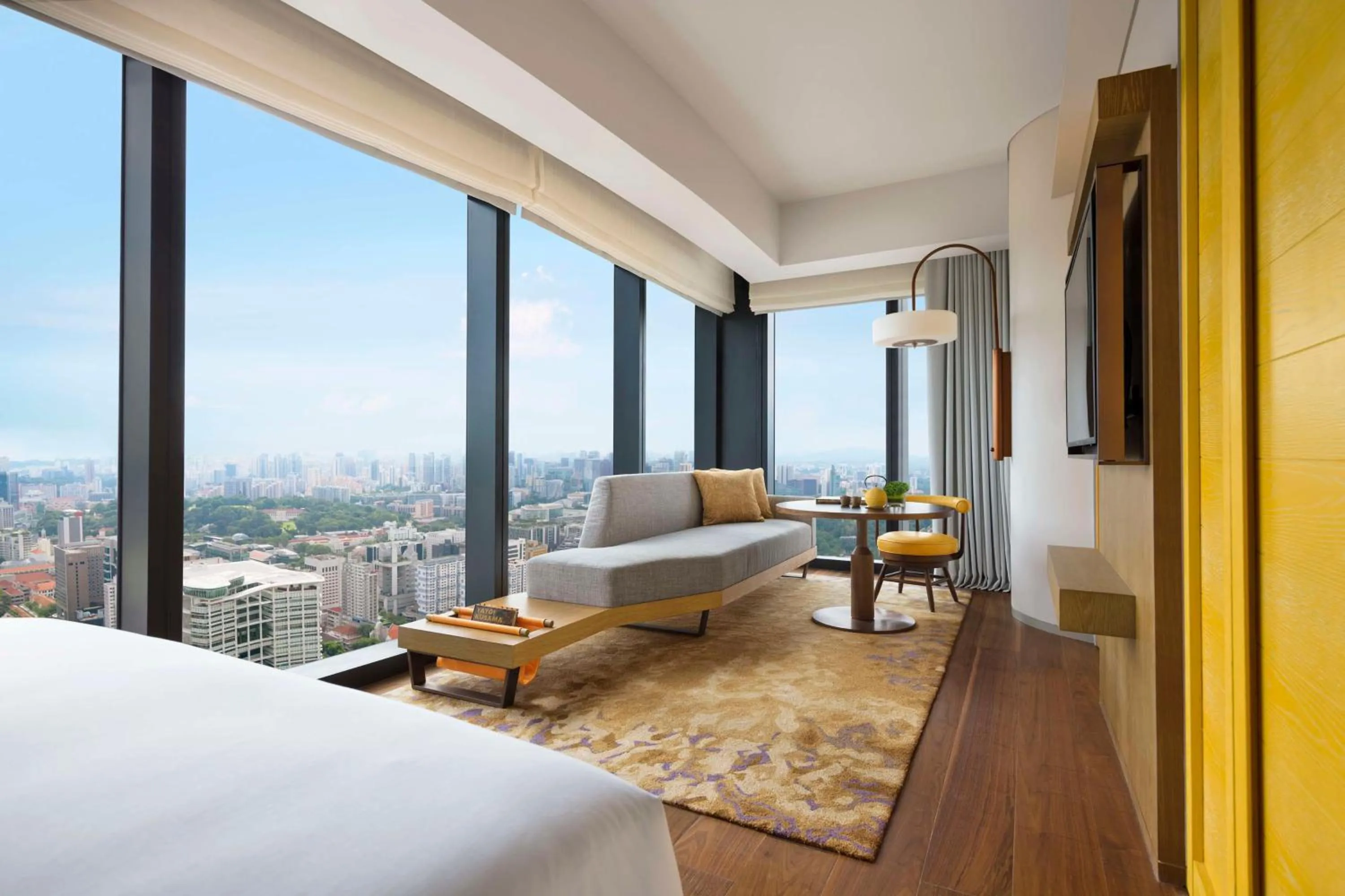 Deluxe Corner King Room with City View in Andaz Singapore, By Hyatt