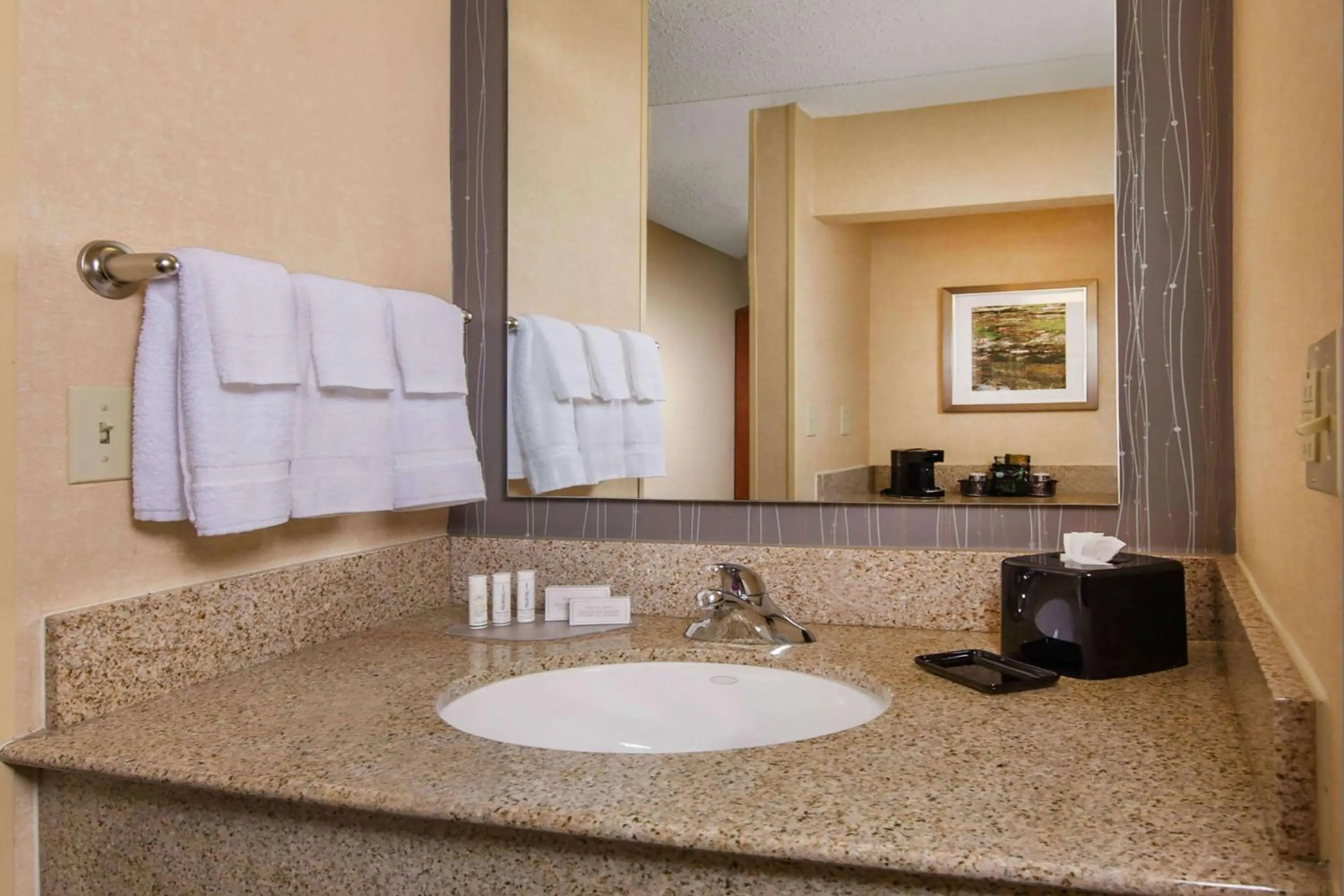 Guestroom King with Roll-In Shower - Mobility/Hearing Accessible in Sonesta Select Charlotte University Research Park