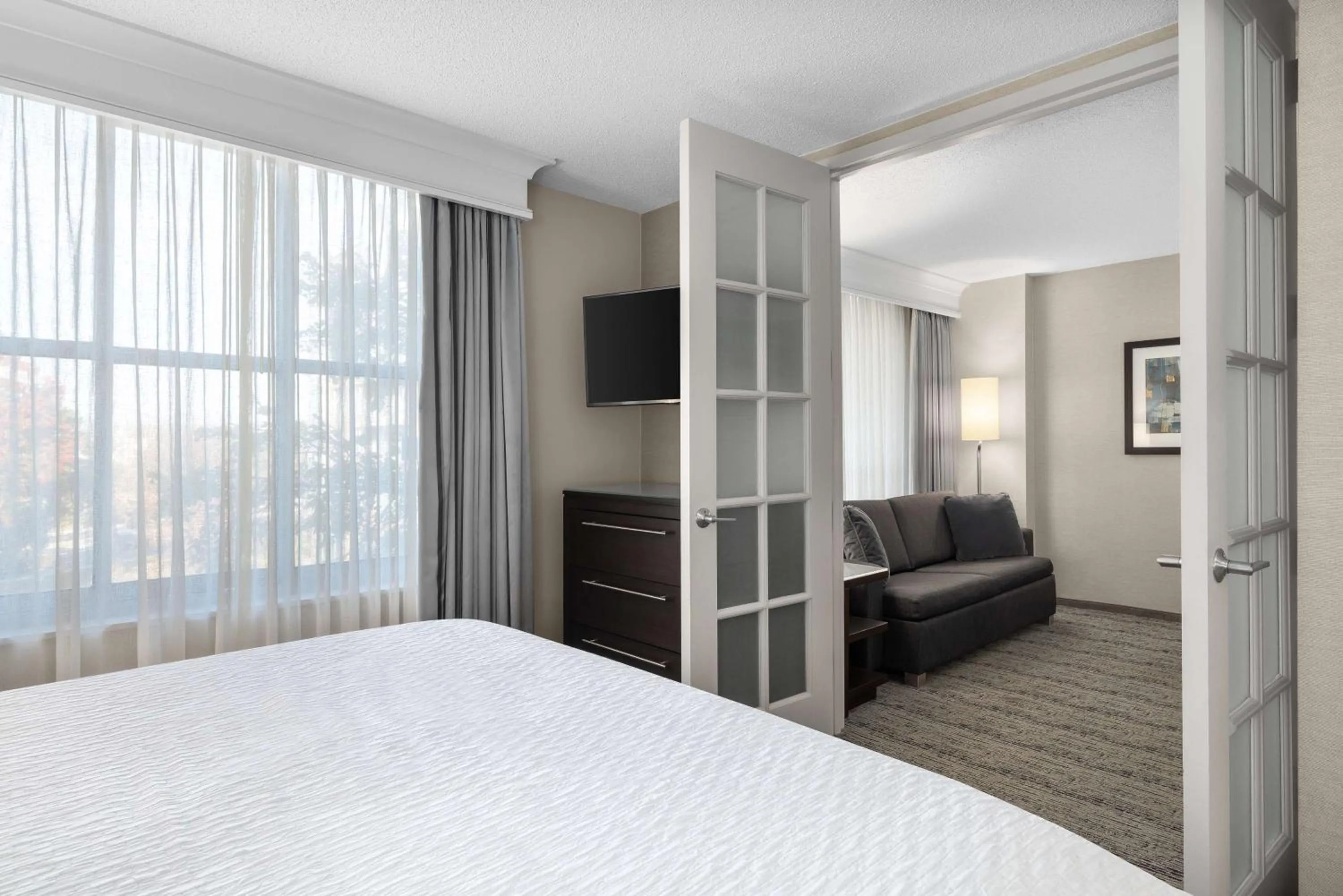 Two-Room King Suite - Hearing Accessible  in Hampton Inn & Suites Downers Grove Chicago