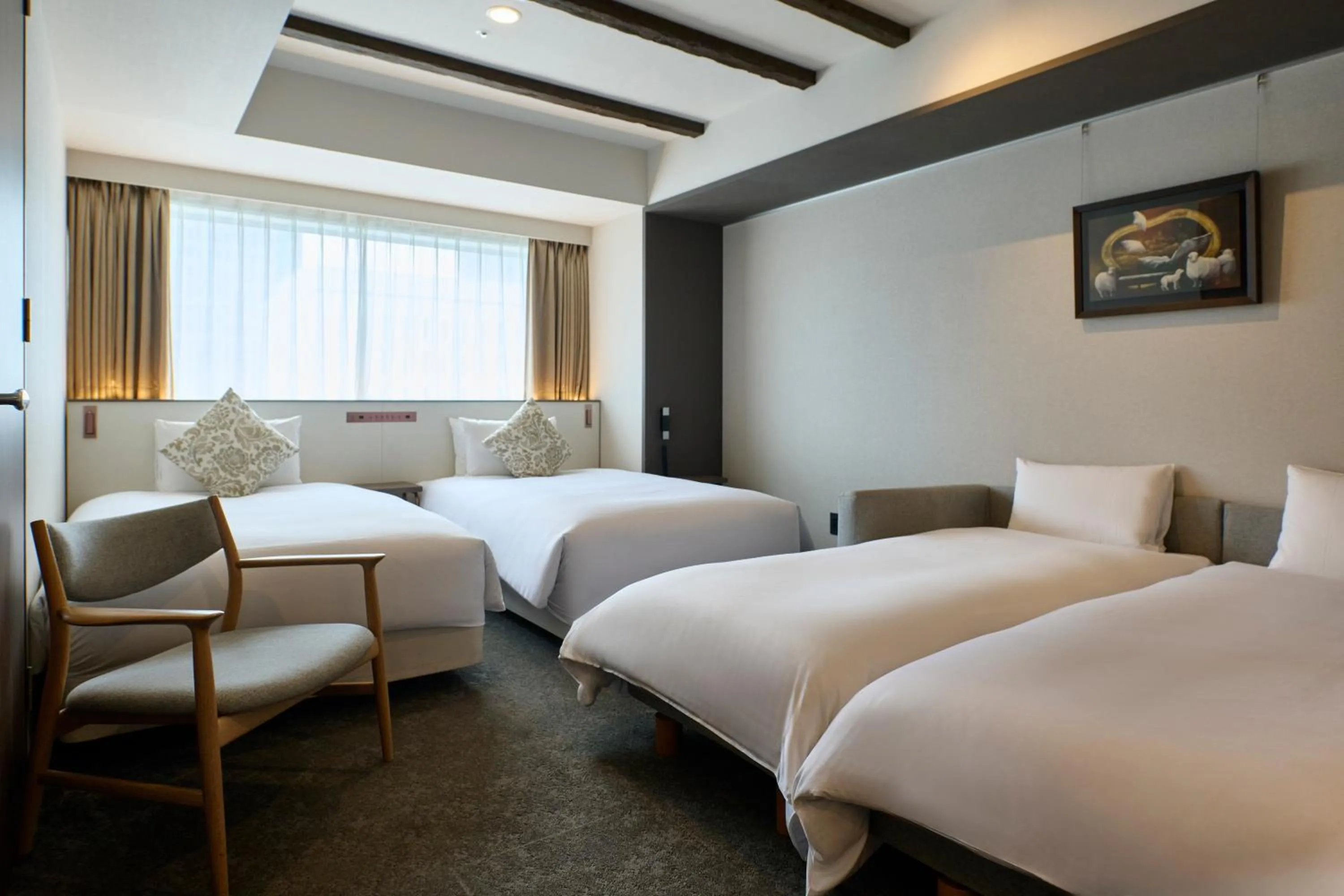 Deluxe Twin Room (2 Beds + Sofa Bed) in Cross Hotel Sapporo