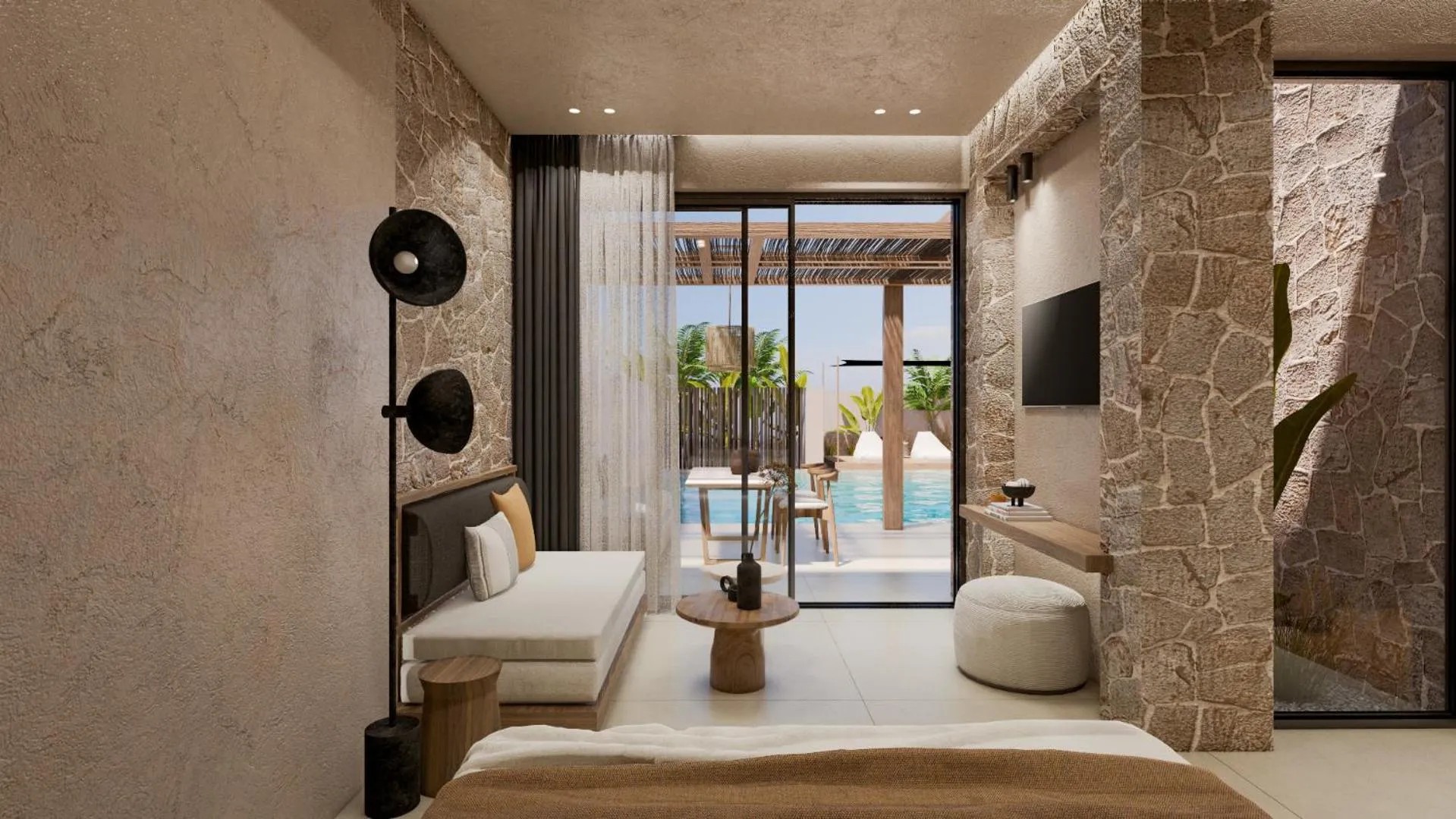 Suite with Private Pool in Socrates Hotel Malia Beach