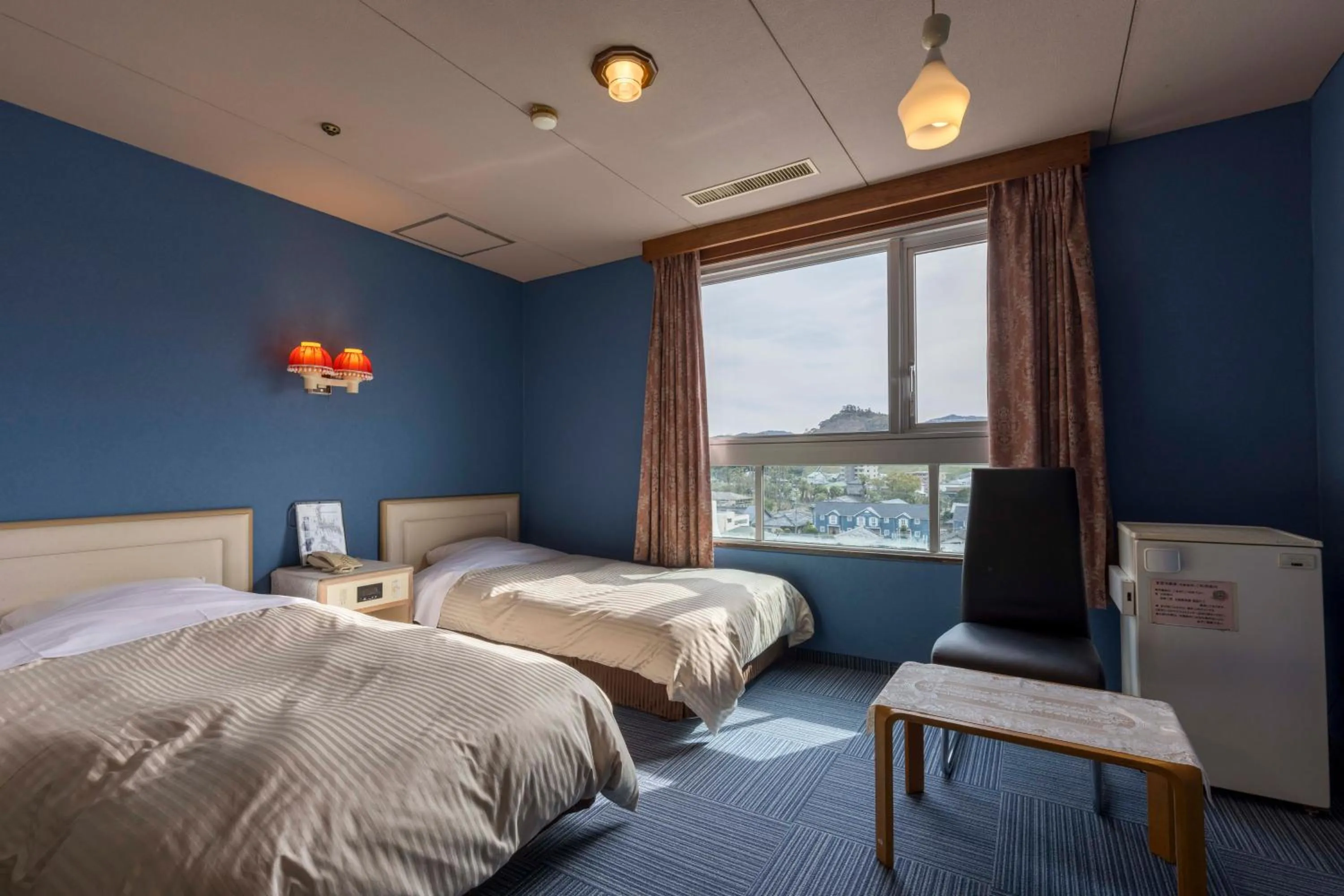 Family Room with Tatami Area and Mountain View - single occupancy in Aoshima Grand Hotel