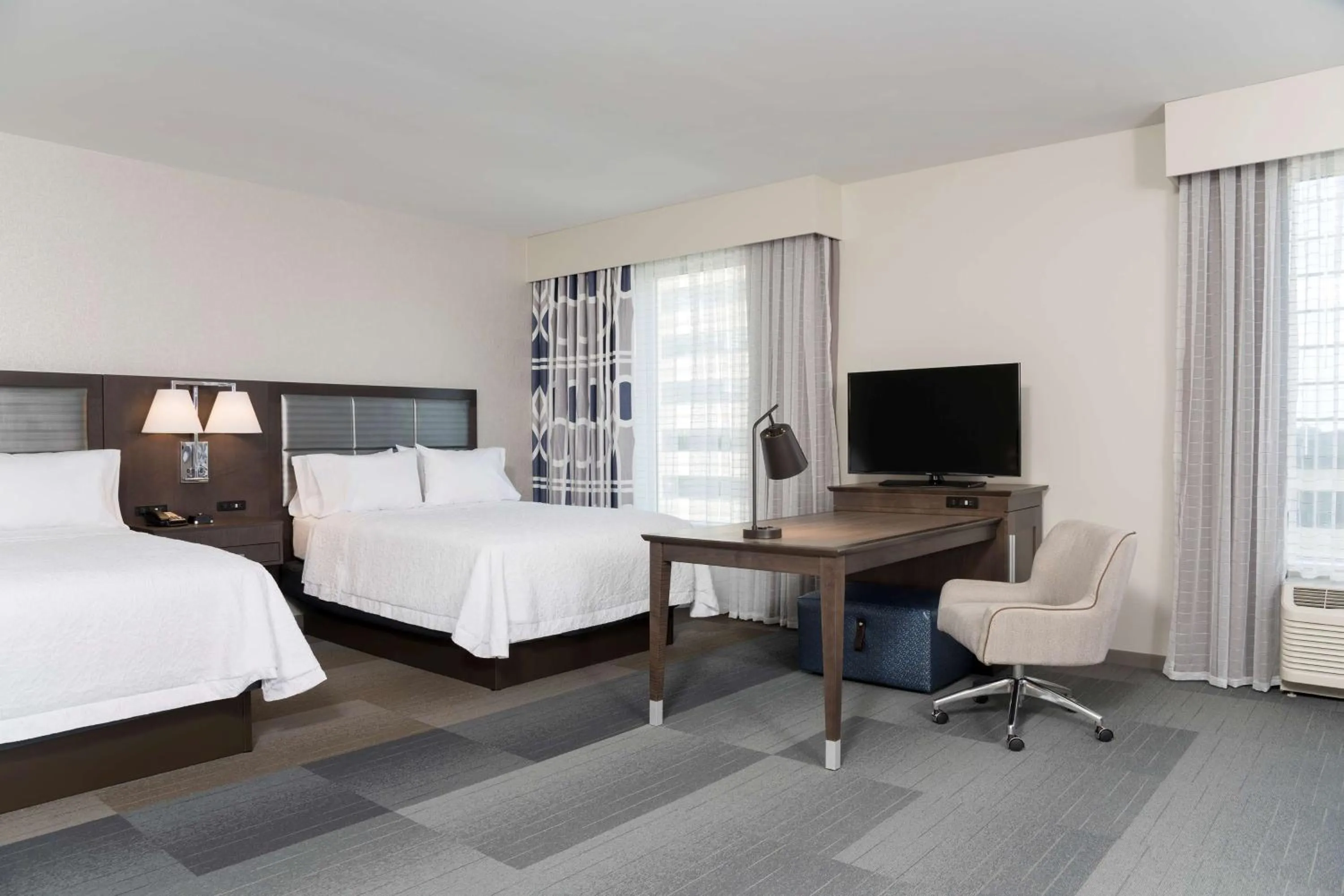 Queen Room with Two Queen Beds - Non-Smoking in Hampton Inn & Suites Indianapolis-Keystone, IN