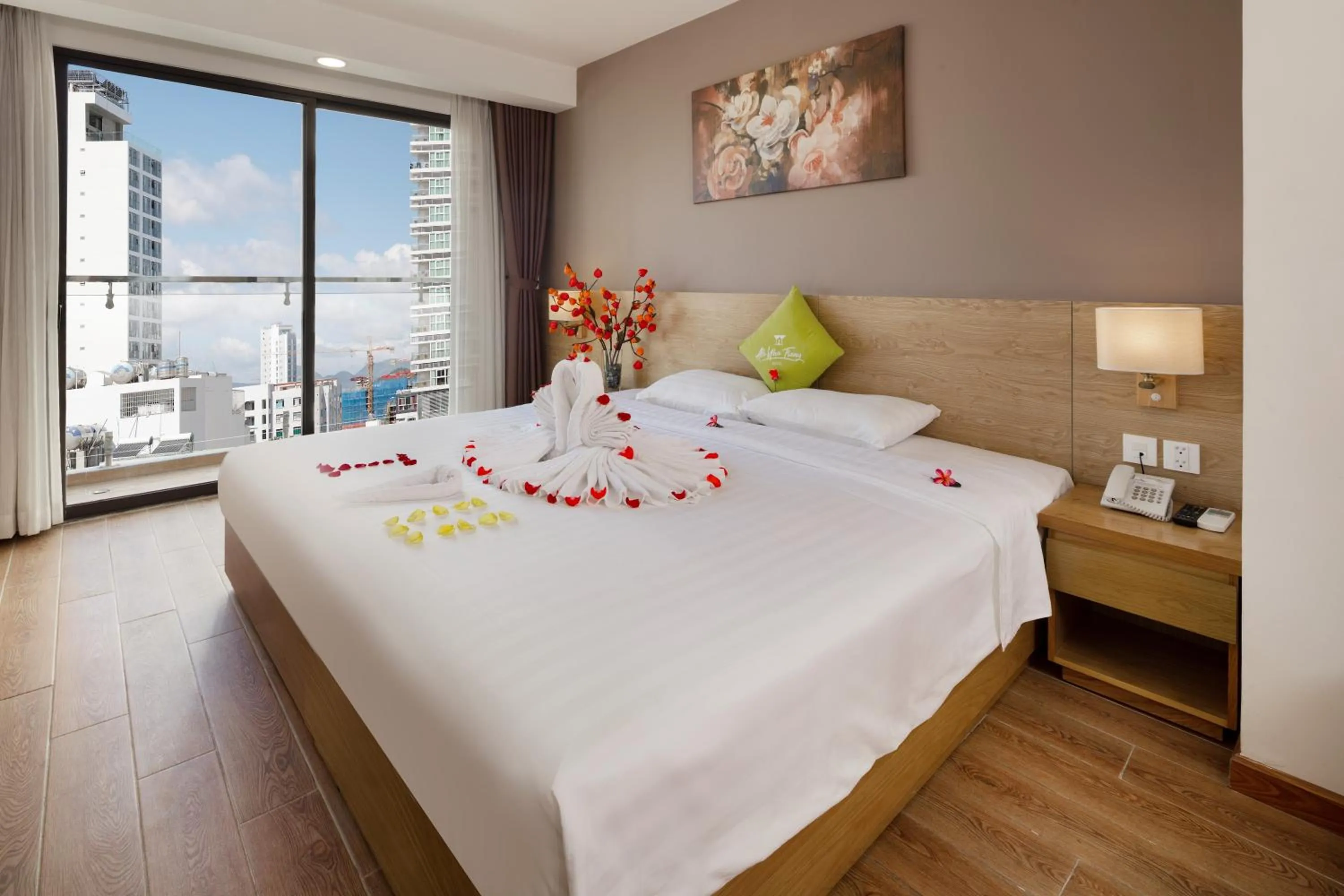 Executive Twin Room with Balcony  in Ale Nha Trang Hotel