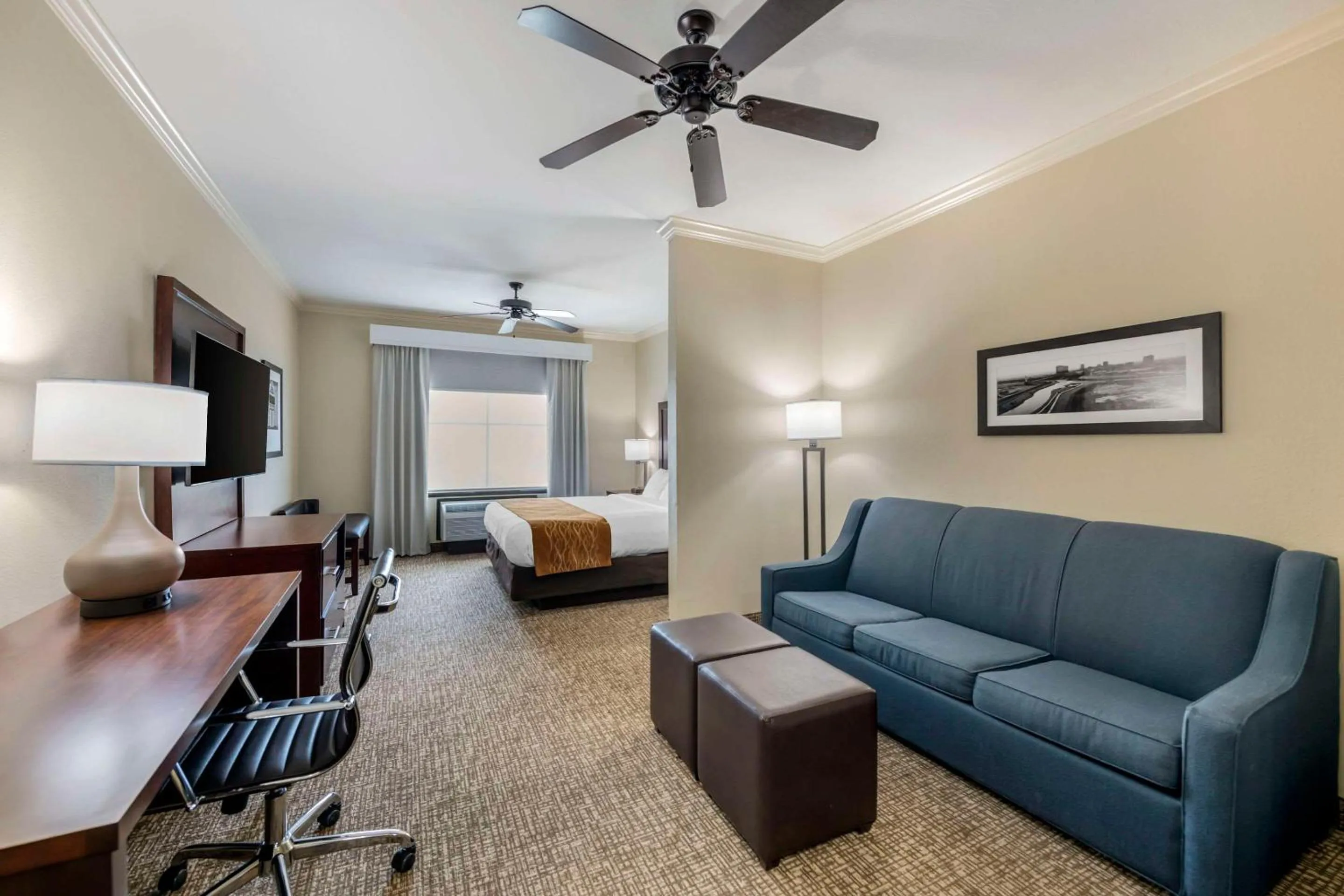 King Suite with Accessible Tub - Accessible/Non-Smoking in Comfort Inn & Suites Fort Worth - Fossil Creek