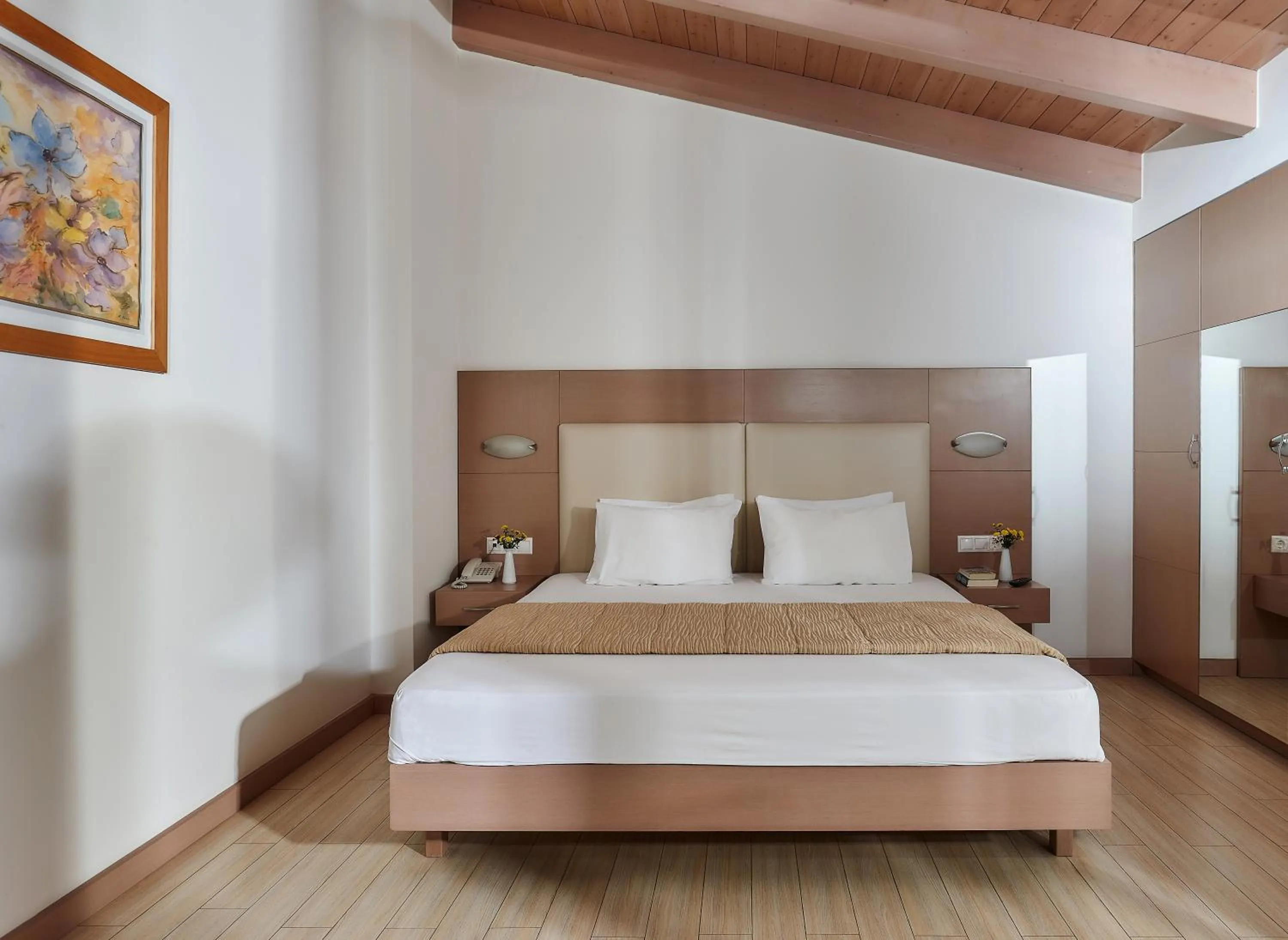 Double or Twin Room with Sea View in Panormo Beach Hotel