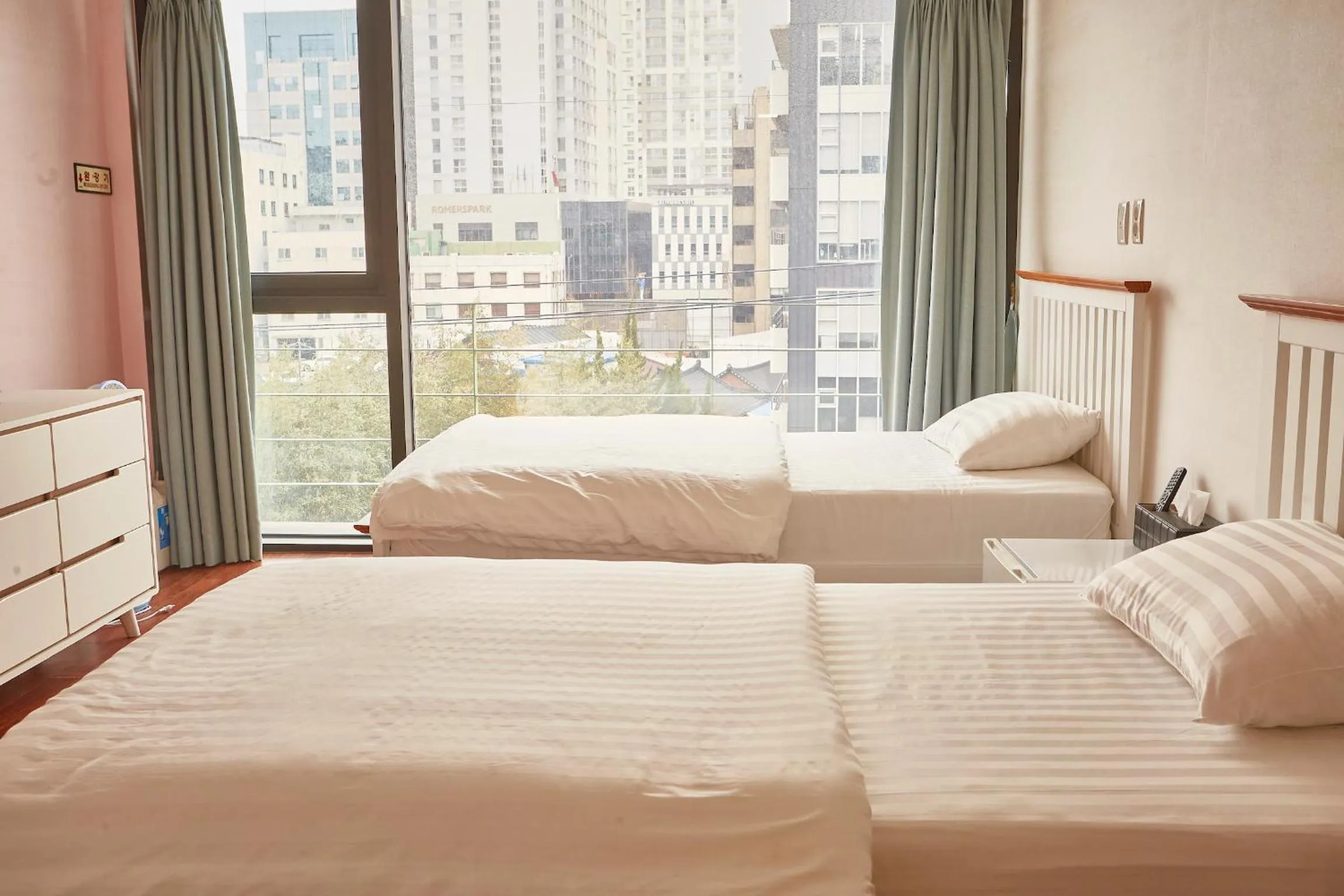 Twin Room with Private Bathroom in Guest 145