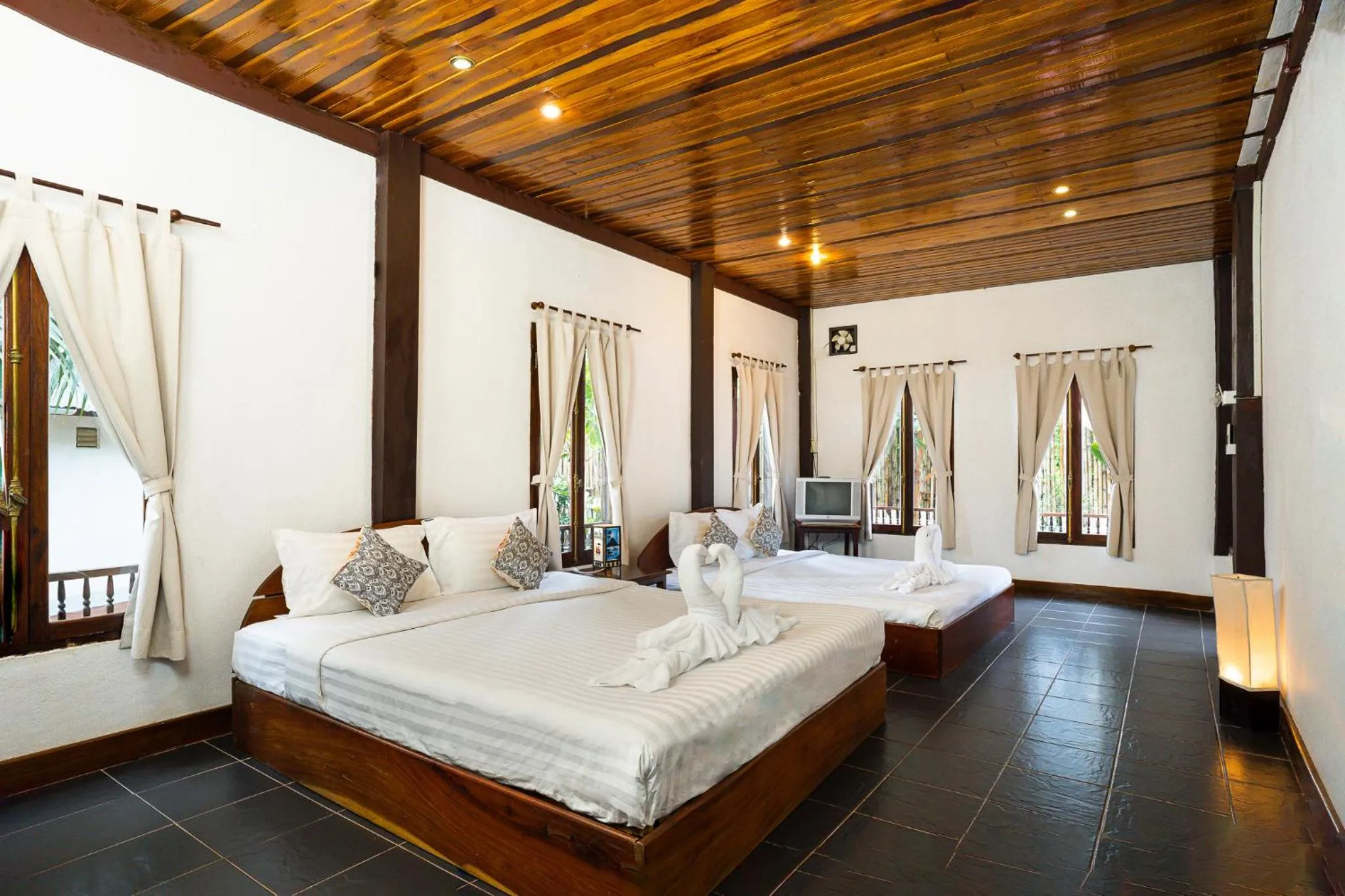Twin Room with Garden View in Villa Khoum Xieng Thong Boutique