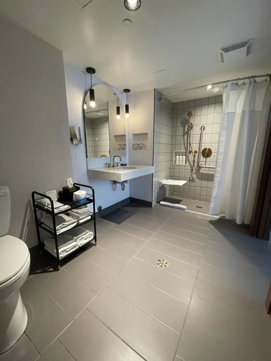 One-Bedroom Suite with Roll In Shower - Mobility Accessible in Kimpton Saint George Hotel by IHG