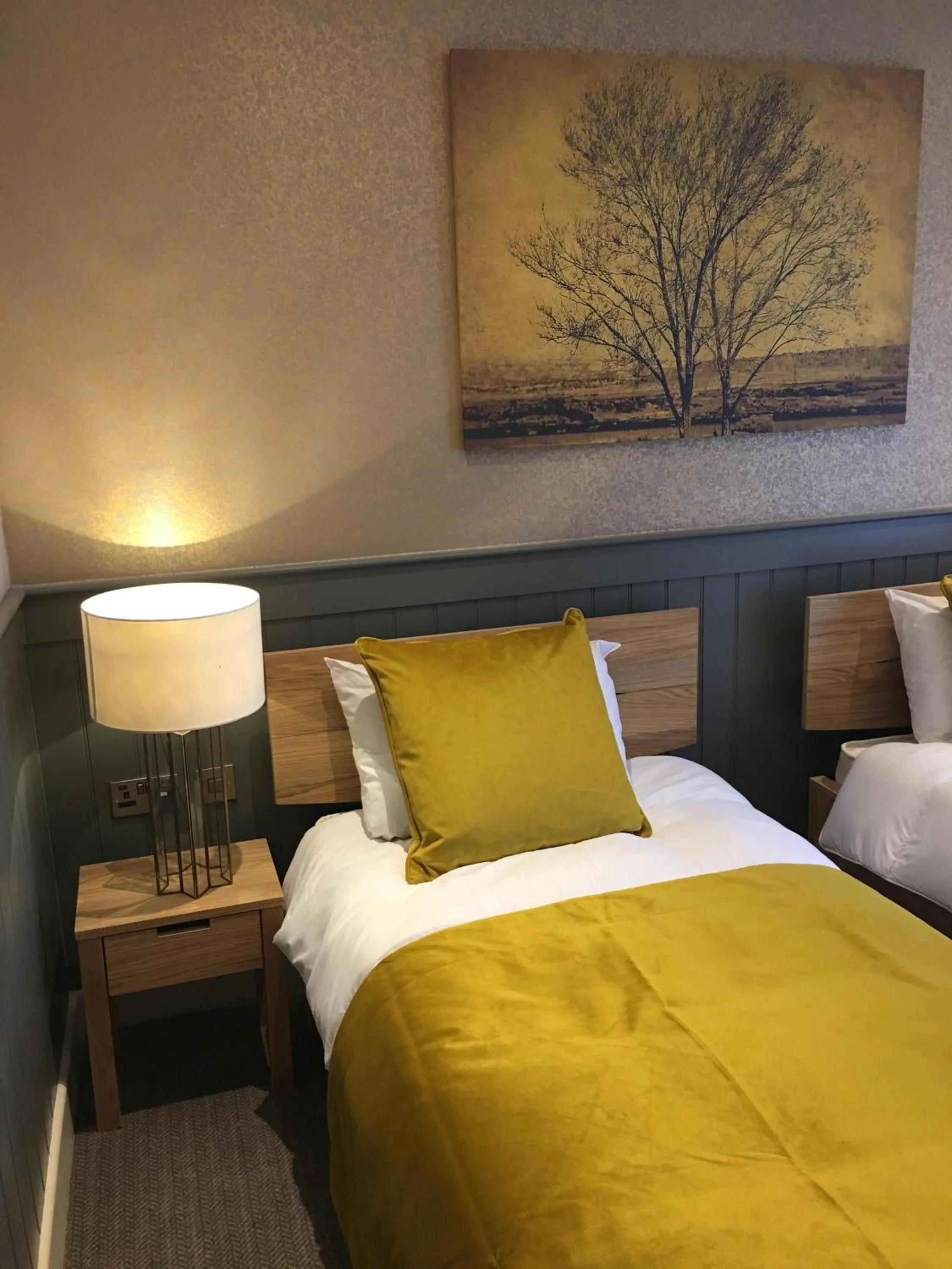 Superior Twin Room with Garden View in The Tower Arms Hotel