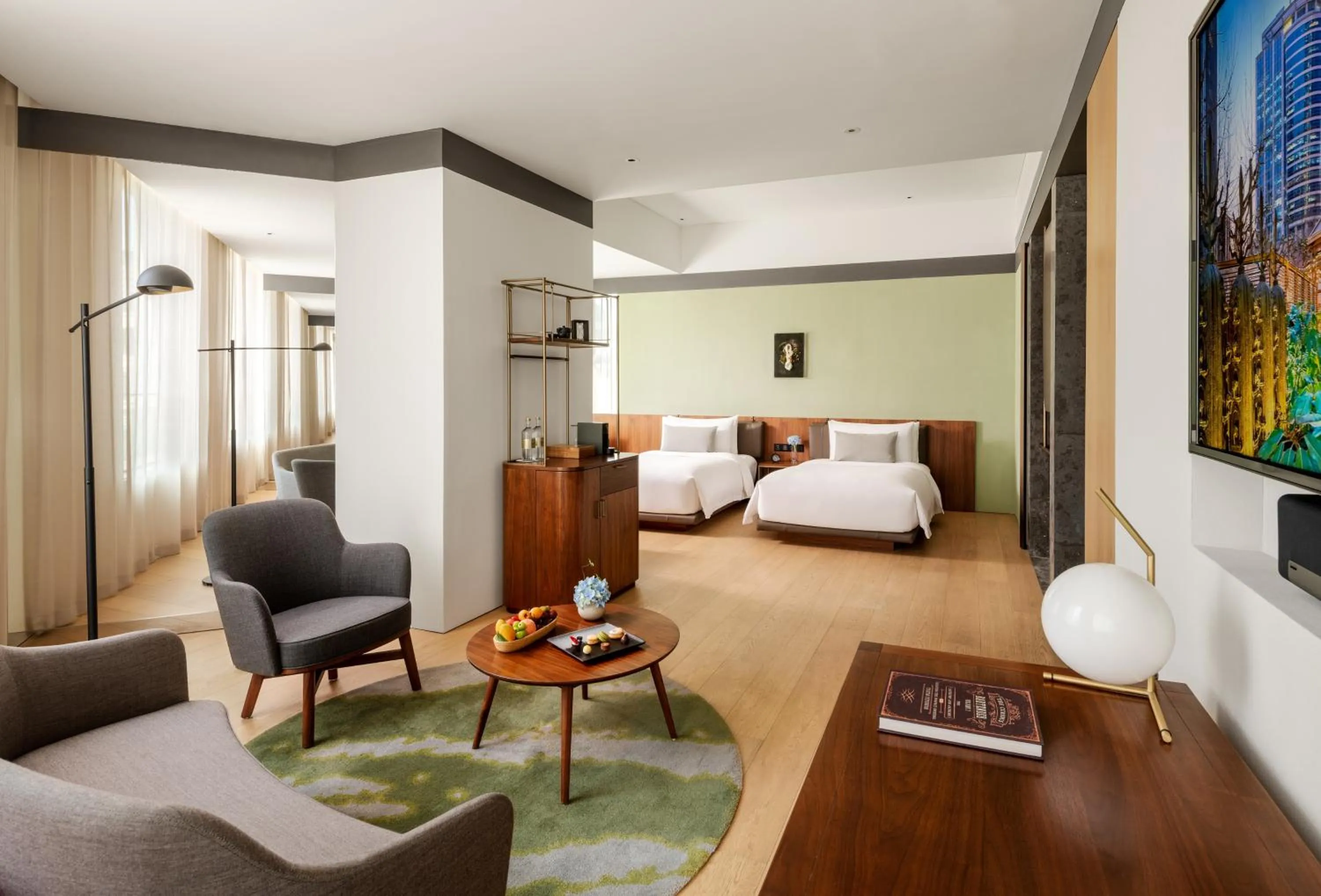 Studio Twin Room in The Sukhothai Shanghai