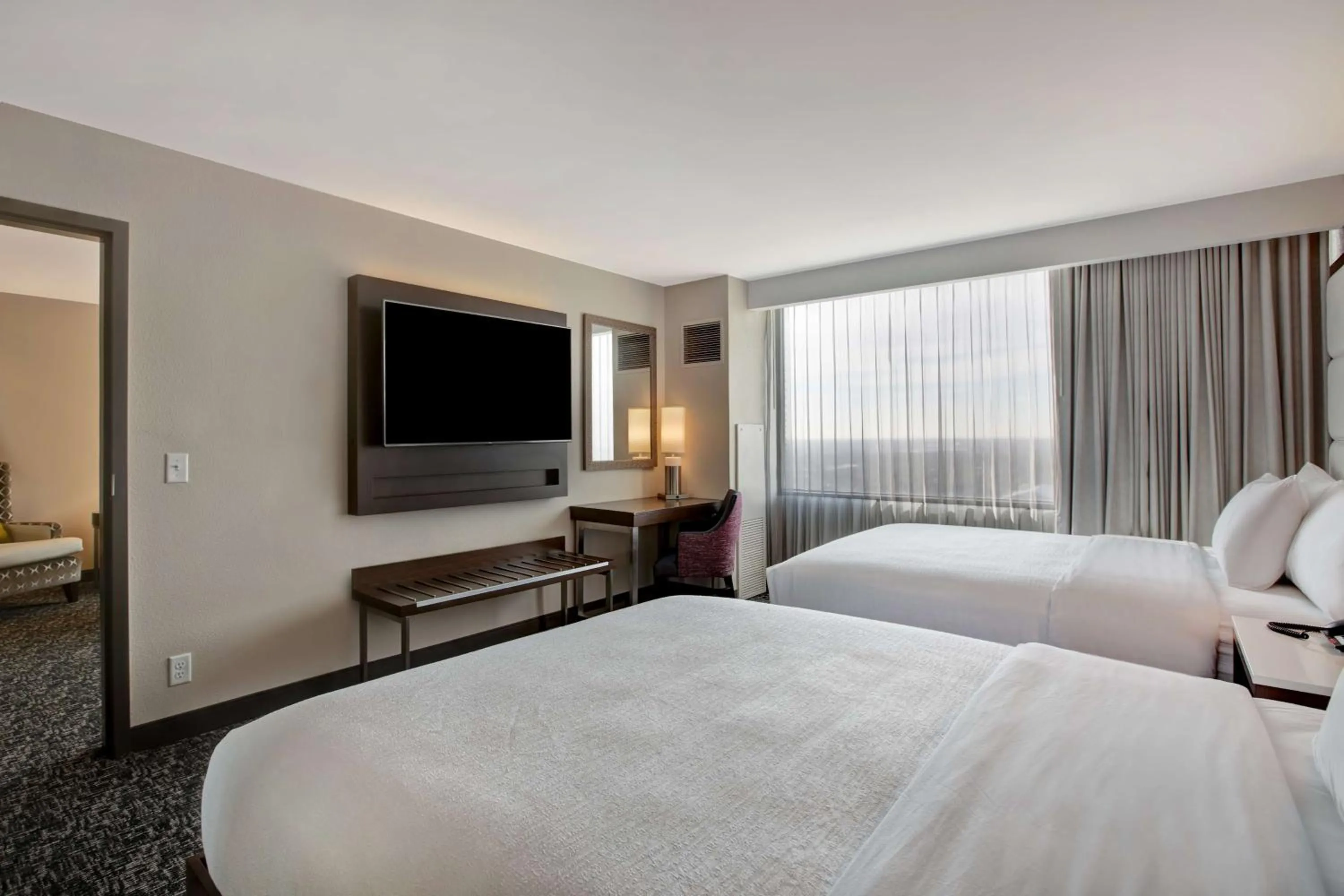 Two-Room Queen Suite with Two Queen Beds in Embassy Suites By Hilton Oklahoma City Northwest