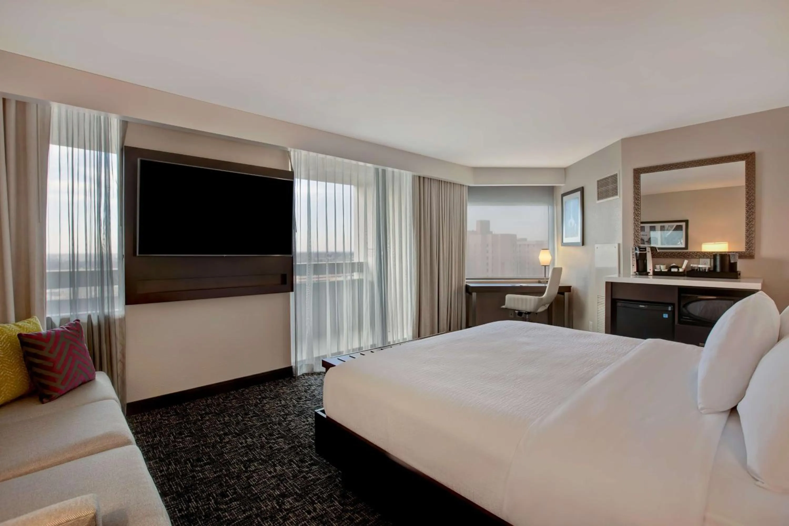 King Studio Suite with Balcony in Embassy Suites By Hilton Oklahoma City Northwest