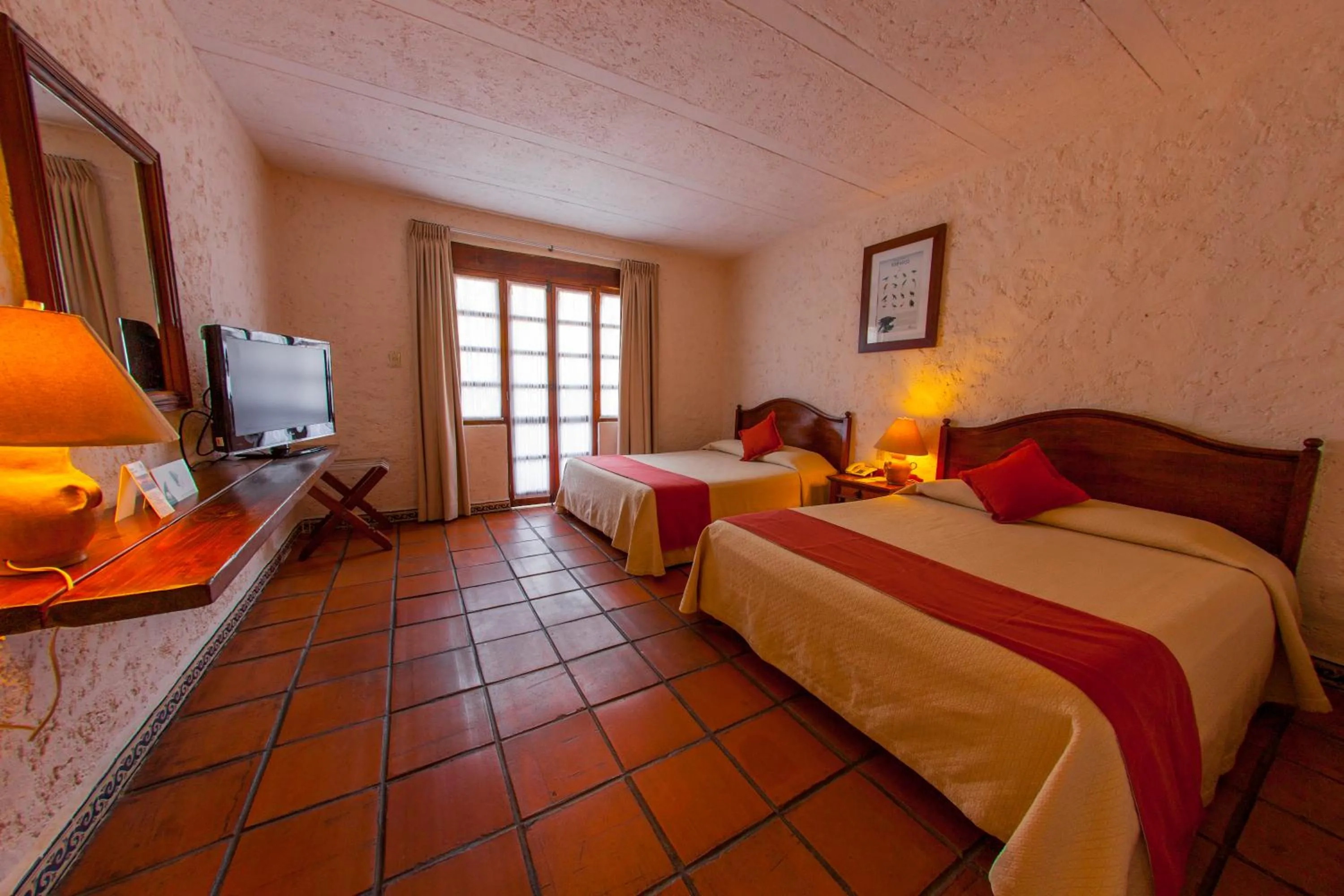 Queen Room with Two Queen Beds in Villa Blanca Huatulco