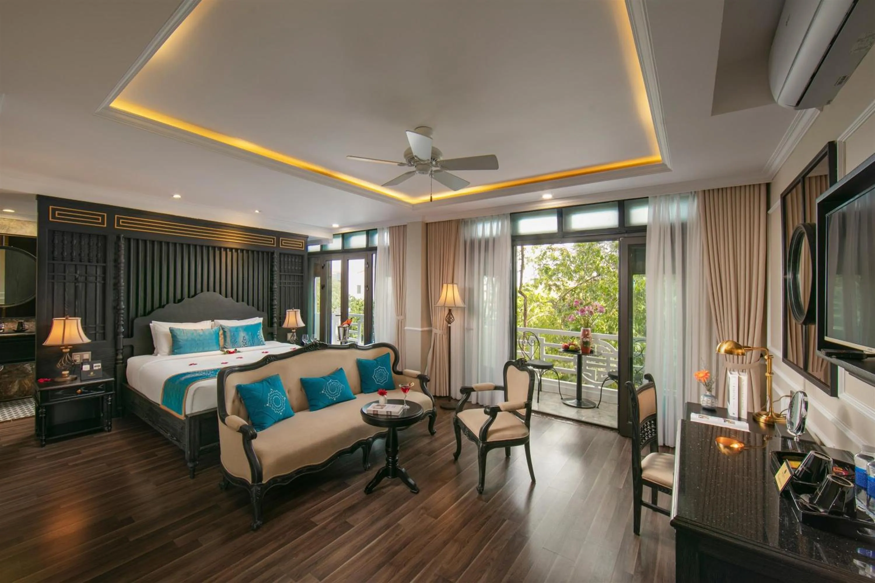 Premium Double with Balcony and City View in Hoi An Golden Holiday Hotel & Spa